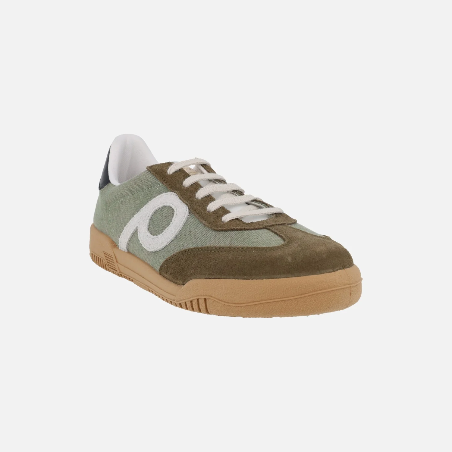 Zapatillas deportivas para hombre en combinado verde kaki - Image 2