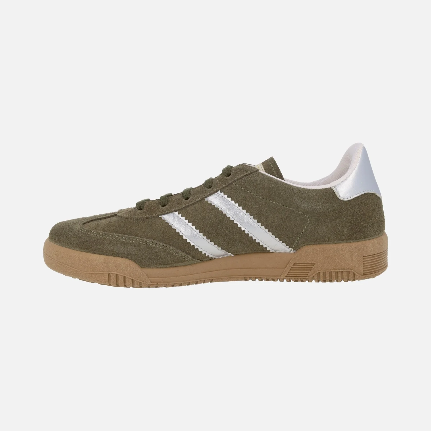 Zapatillas deportivas para hombre en serraje con piso caramelo - Image 10