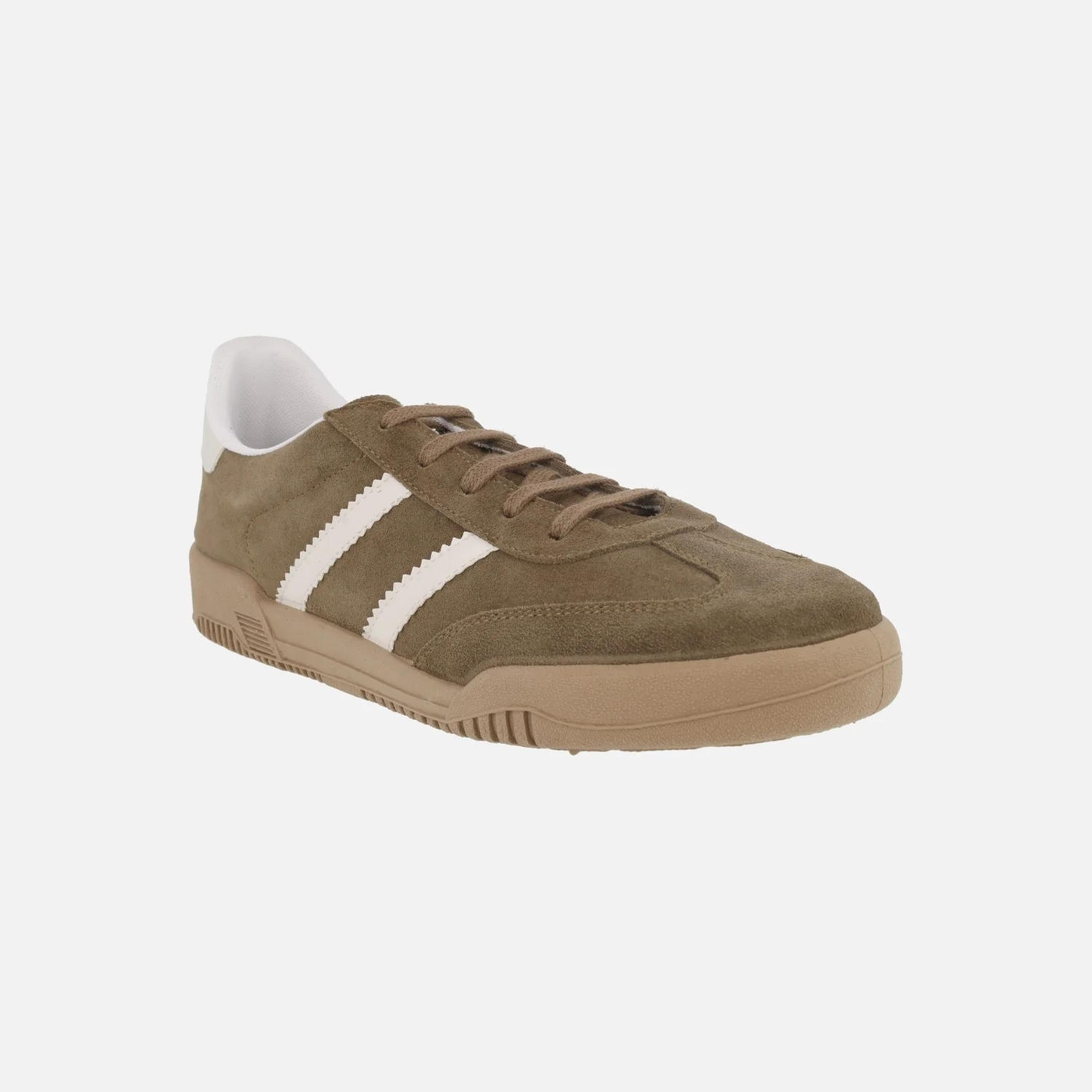 Zapatillas deportivas para hombre en serraje con piso caramelo - Image 2