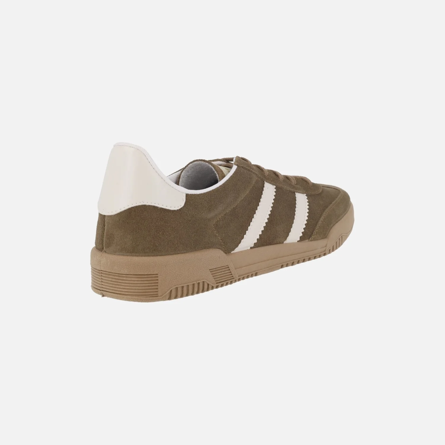 Zapatillas deportivas para hombre en serraje con piso caramelo - Image 3