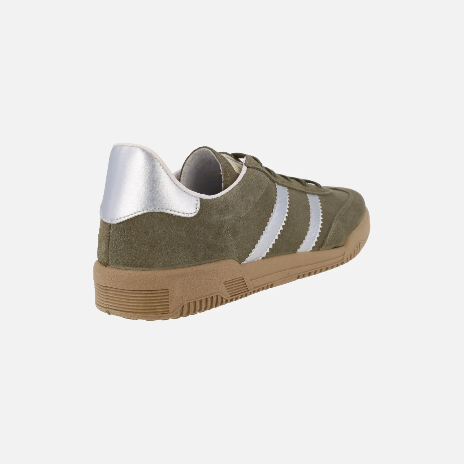 Zapatillas deportivas para hombre en serraje con piso caramelo - Image 9