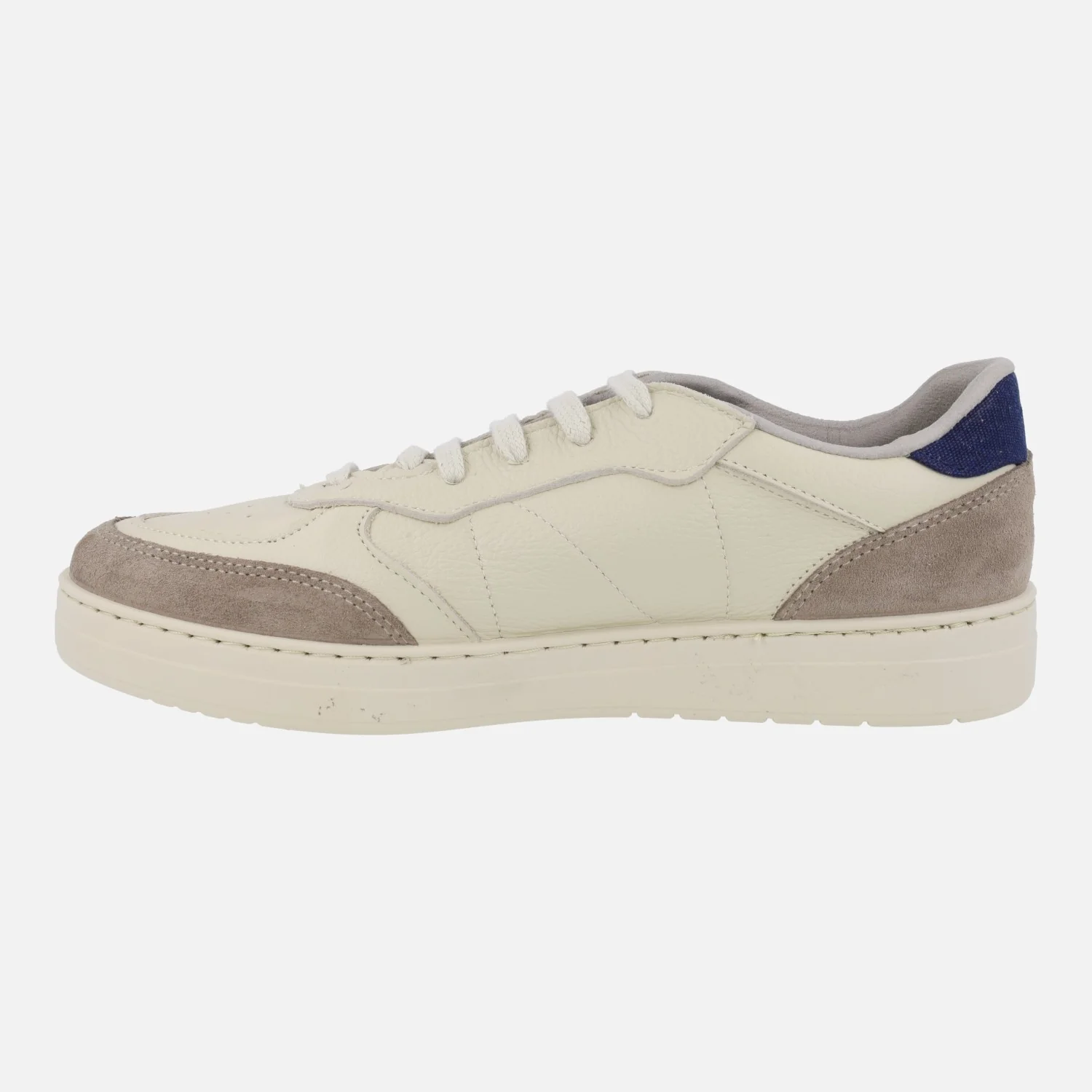 Zapatillas deportivas para hombre Esla en piel beige - Image 3