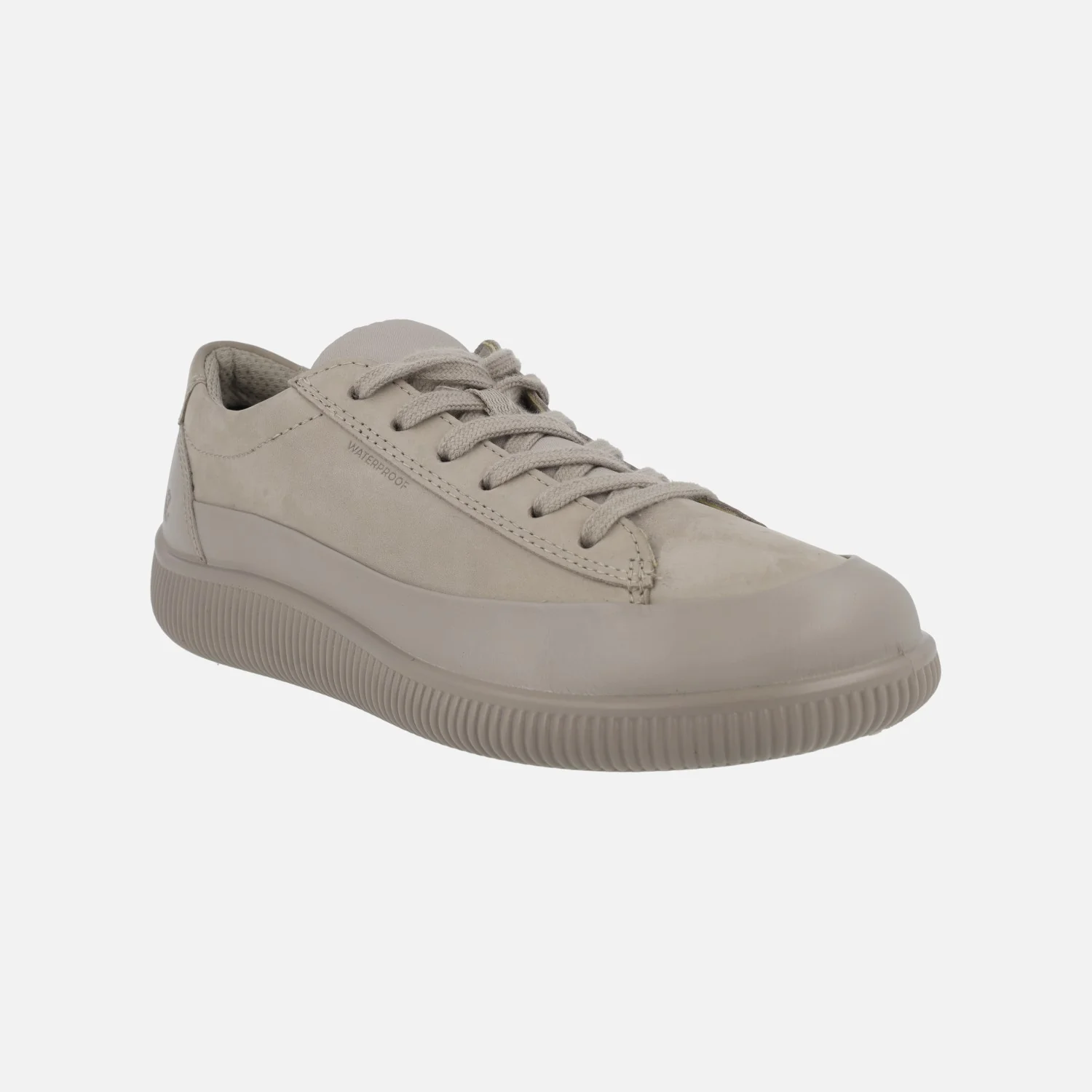 Zapatillas deportivas para mujer en combinado taupe Ecco Soft Zero Moon Rock - Image 2