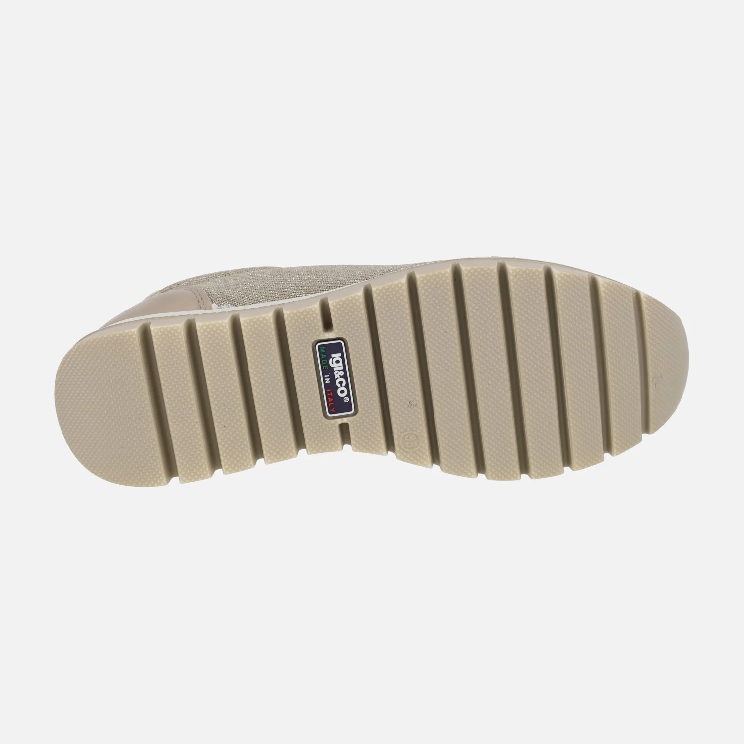 Zapatillas deportivas para mujer en combinado taupe - oro - Image 5
