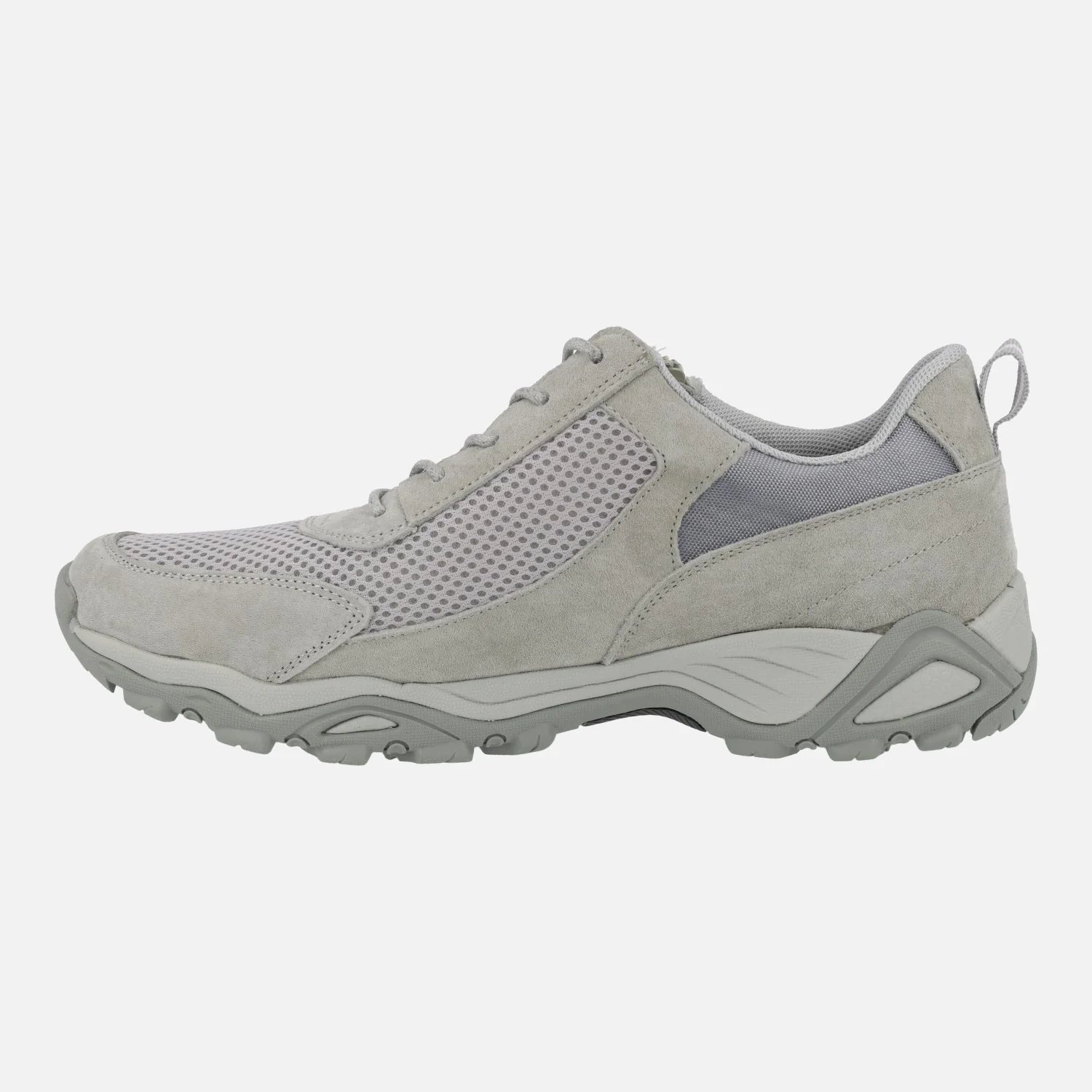 Zapatillas deportivas para mujer en piel y rejilla con cremallera - Image 3