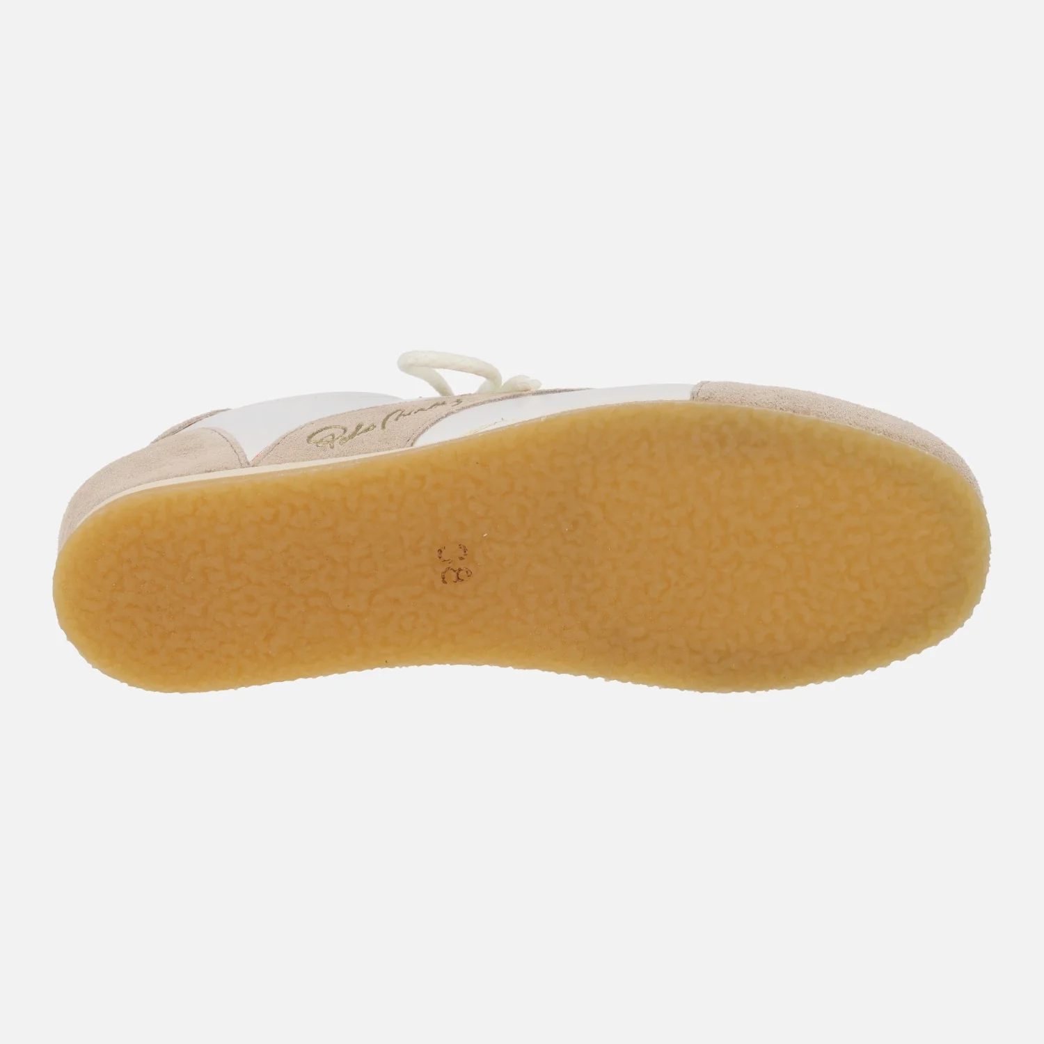 Zapatillas deportivas Zaros en combinado blanco y beige - Image 6