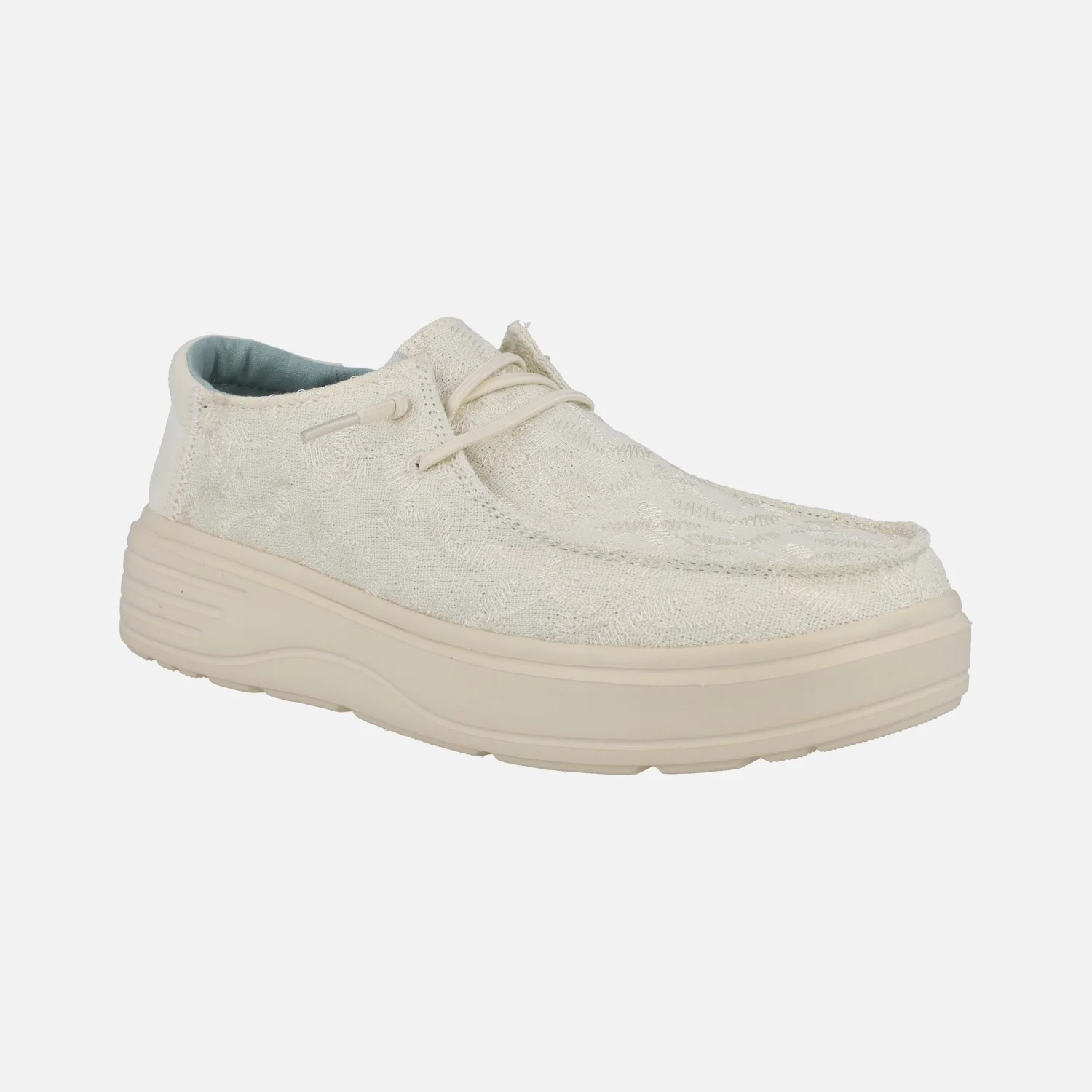 Zapatillas en tejido bordado con cordones elásticos Bloom - Image 14