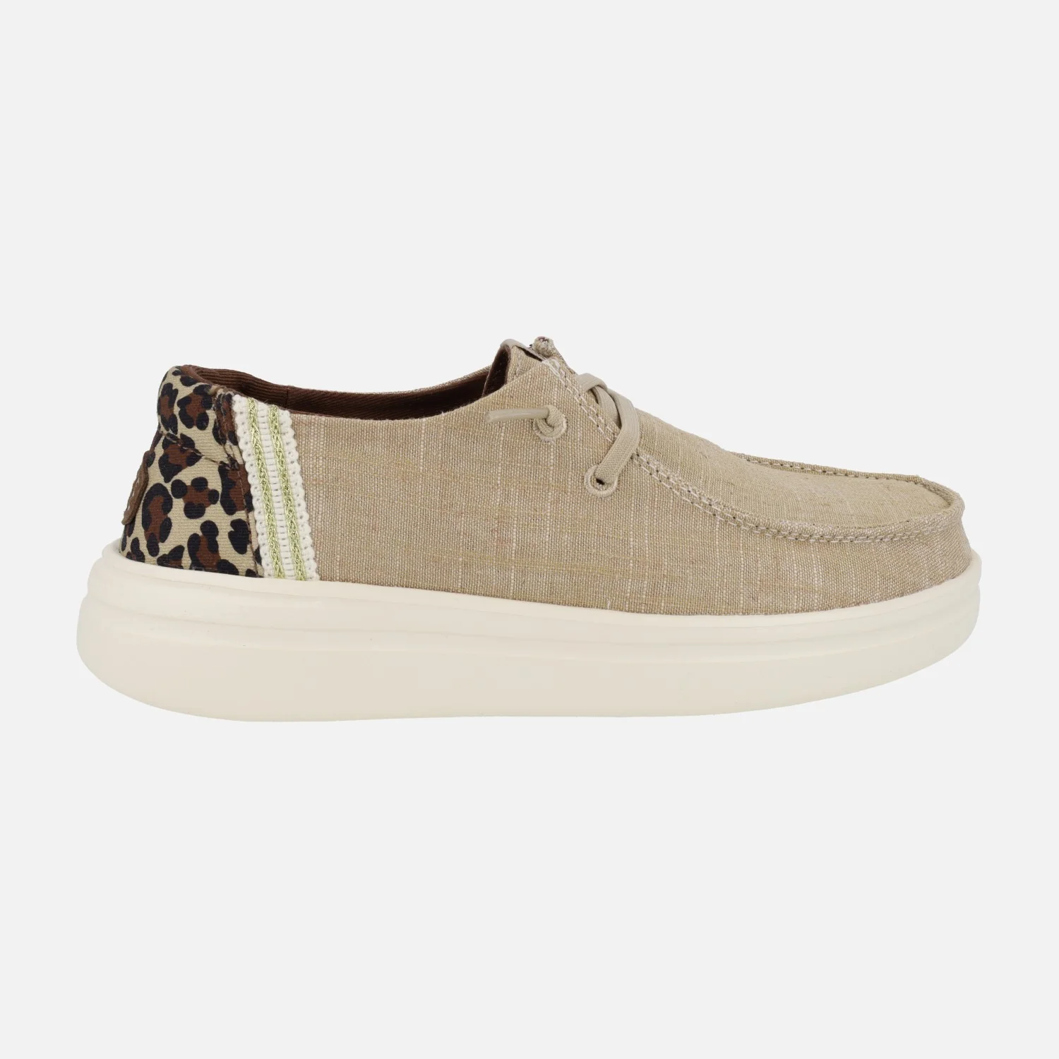 Zapatillas Wendy Rise Animal de lona con talón en animal print