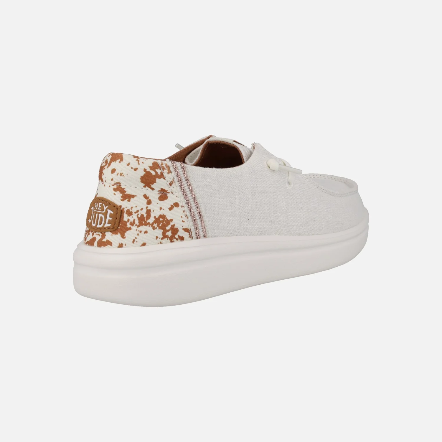 Zapatillas Wendy Rise Animal de lona con talón en animal print - Image 10