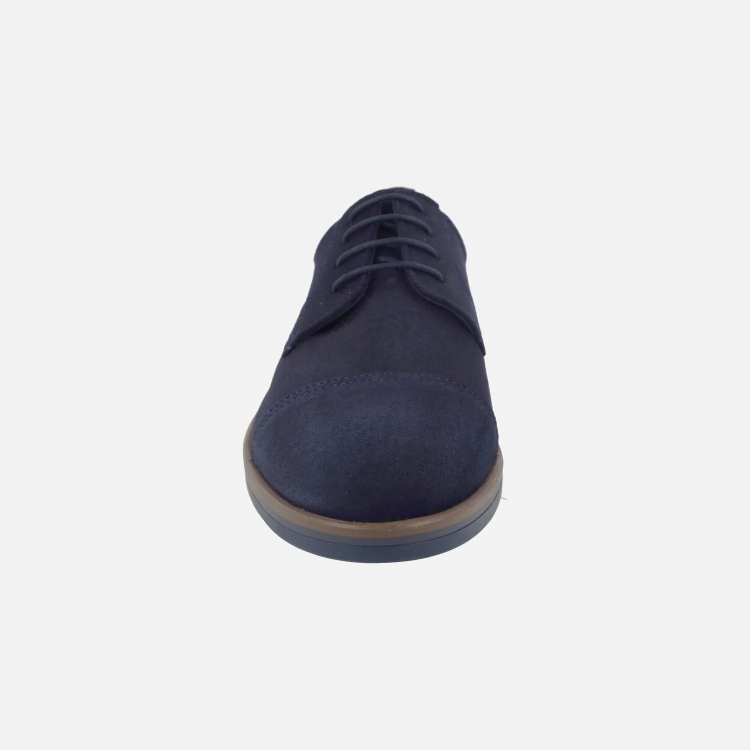 Zapatos blucher de serraje con puntera pespunteada Douglas - Image 11