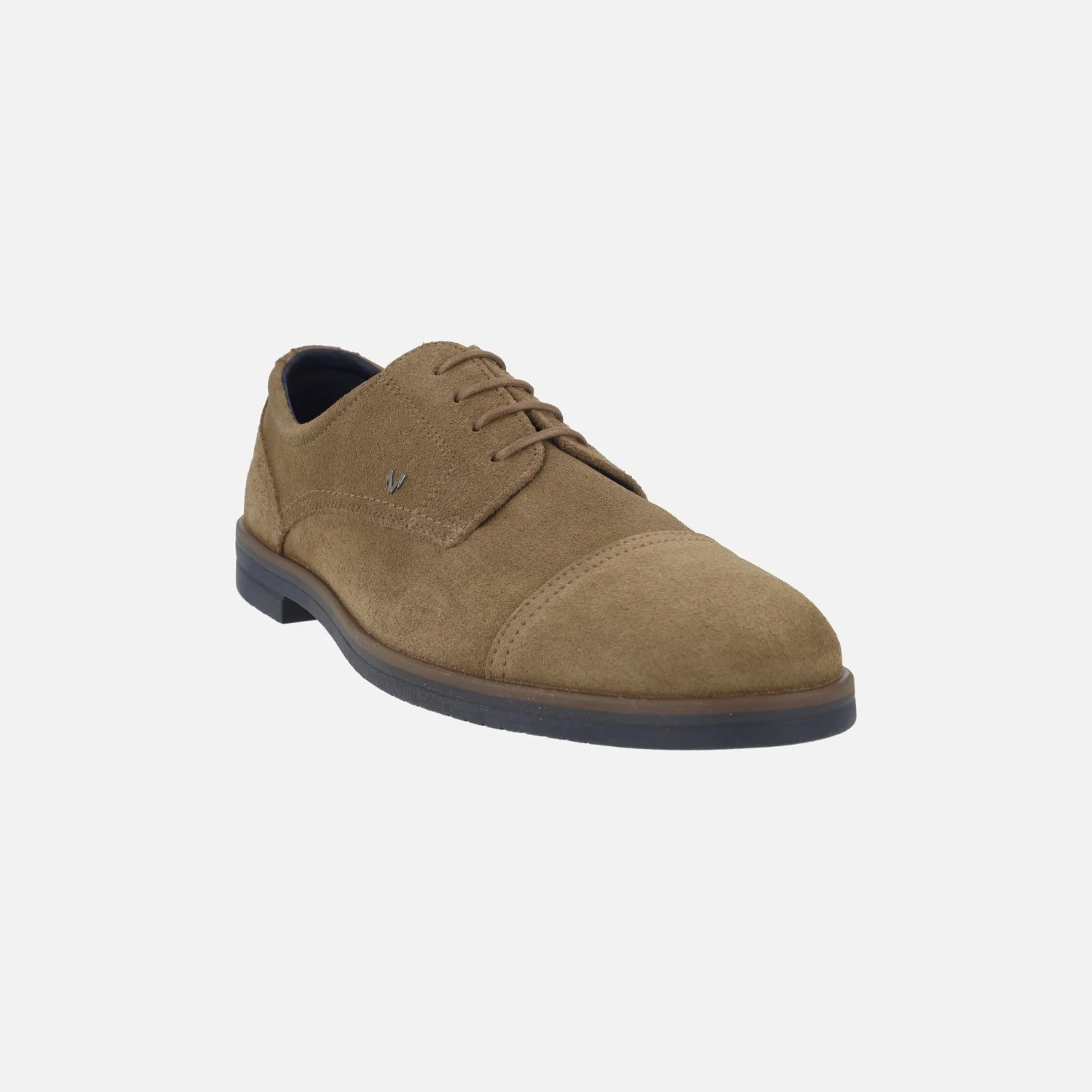 Zapatos blucher de serraje con puntera pespunteada Douglas - Image 2