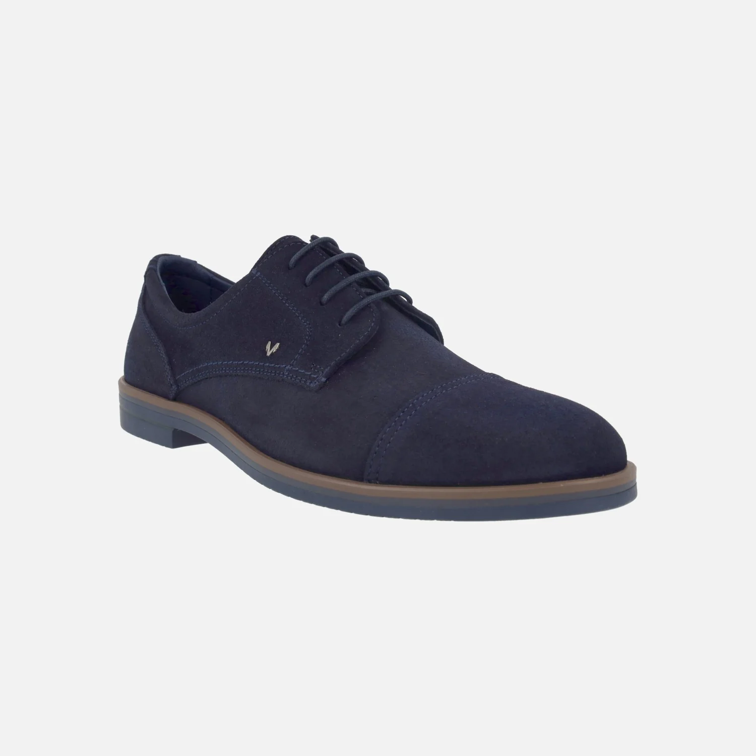 Zapatos blucher de serraje con puntera pespunteada Douglas - Image 8