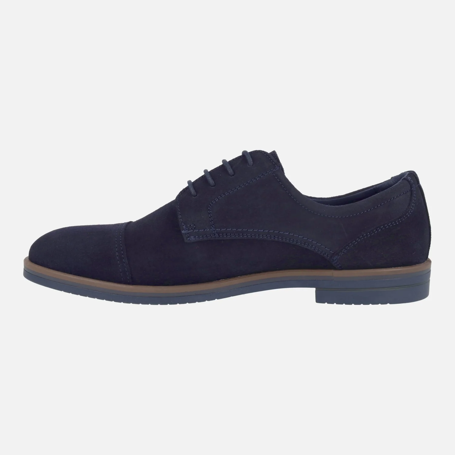 Zapatos blucher de serraje con puntera pespunteada Douglas - Image 9
