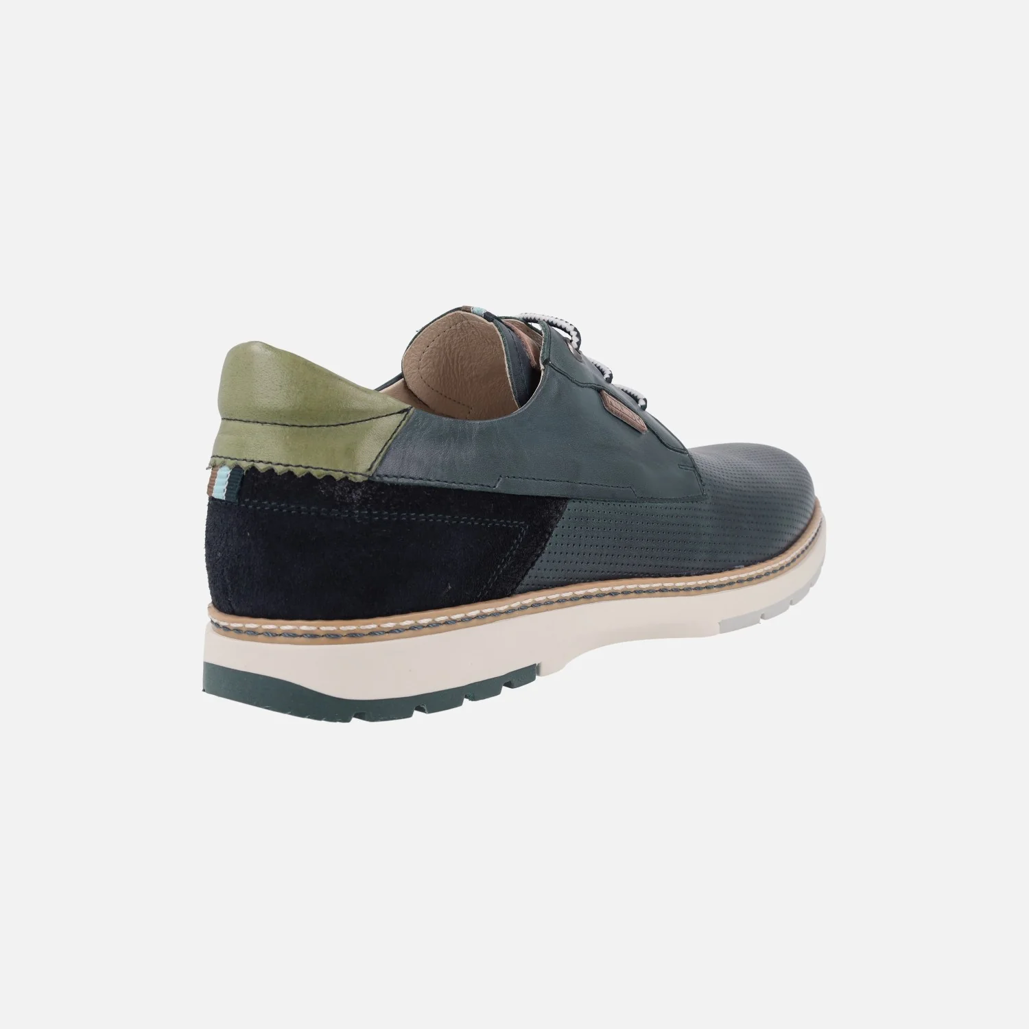 Zapatos casual de piel para hombre con cordones Olvera - Image 11