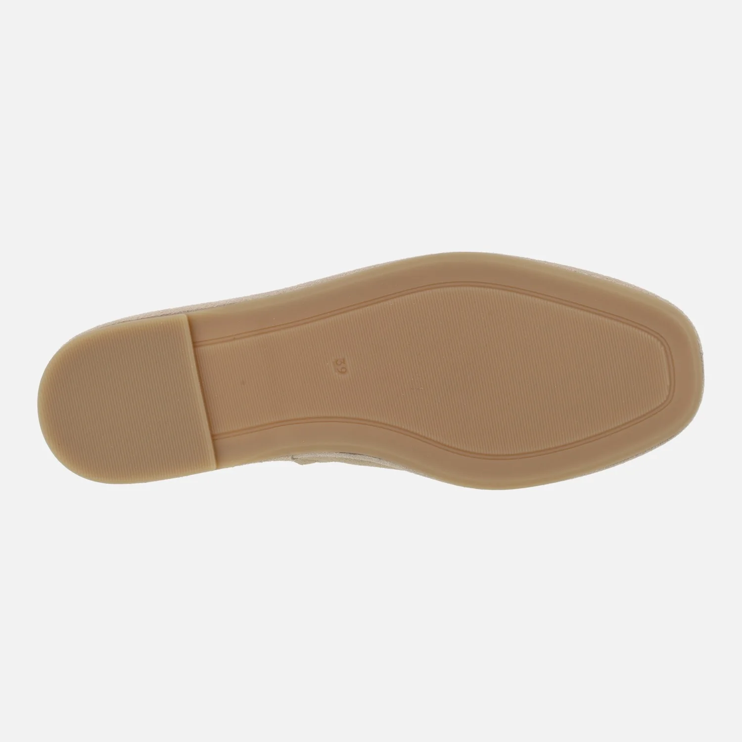 Zapatos confort planos en serraje beige - Image 6