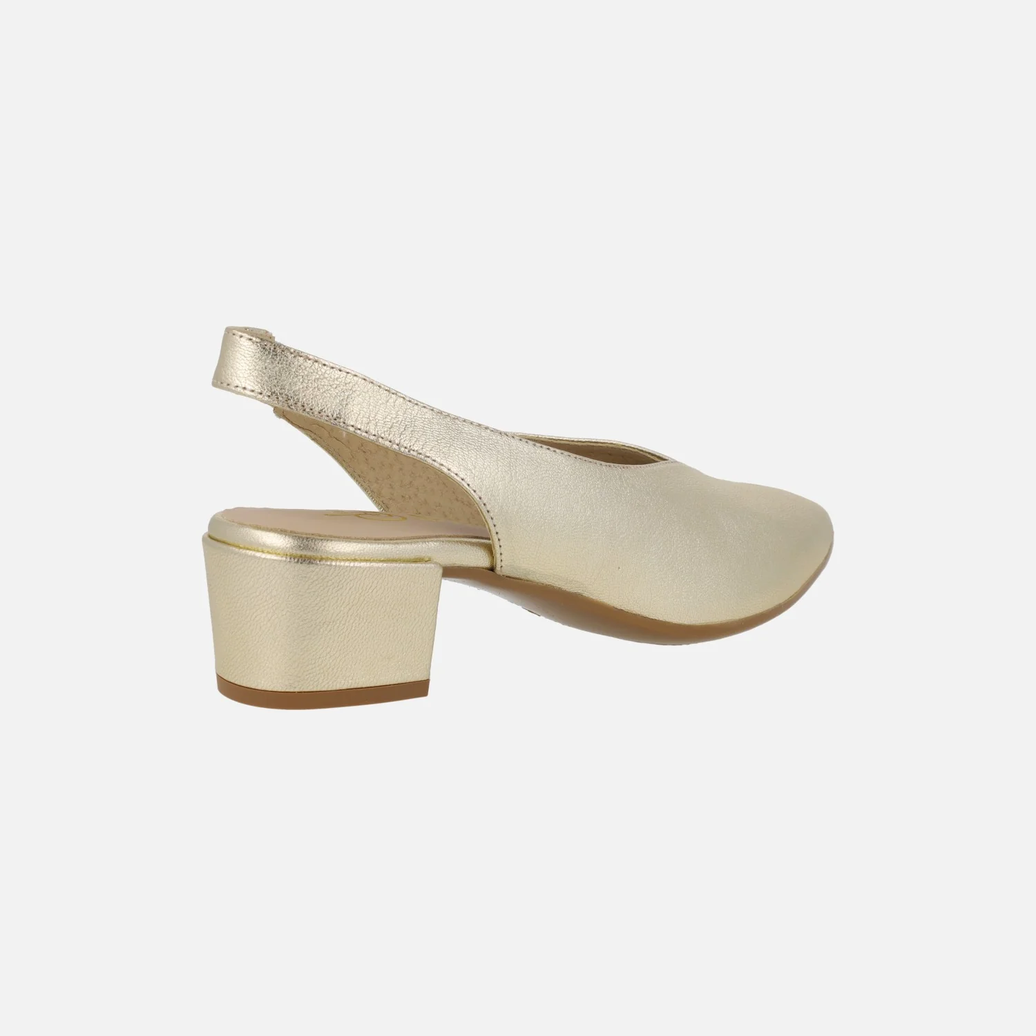 Zapatos corte salón Alba en piel con tacón bajo - Image 16