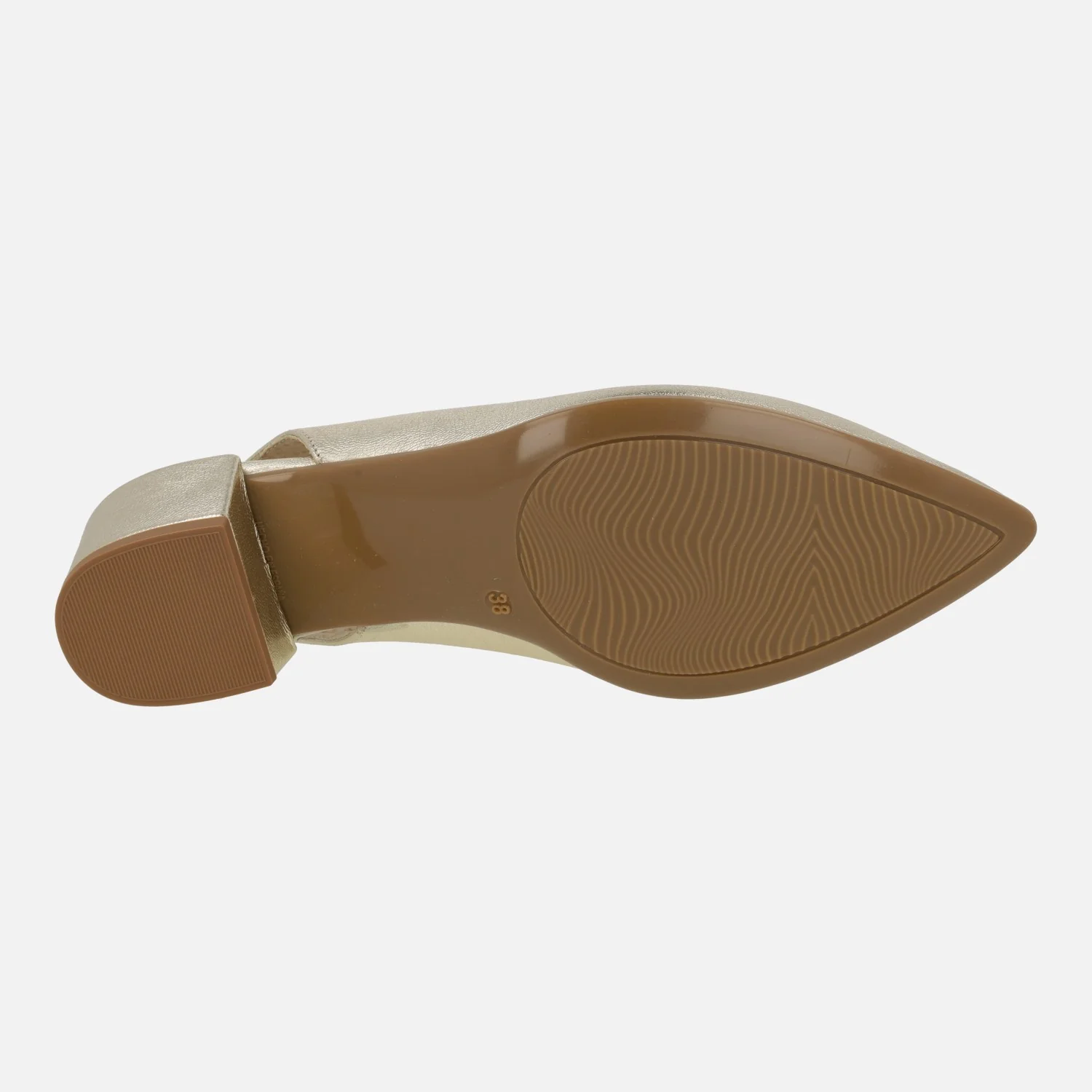 Zapatos corte salón Alba en piel con tacón bajo - Image 18