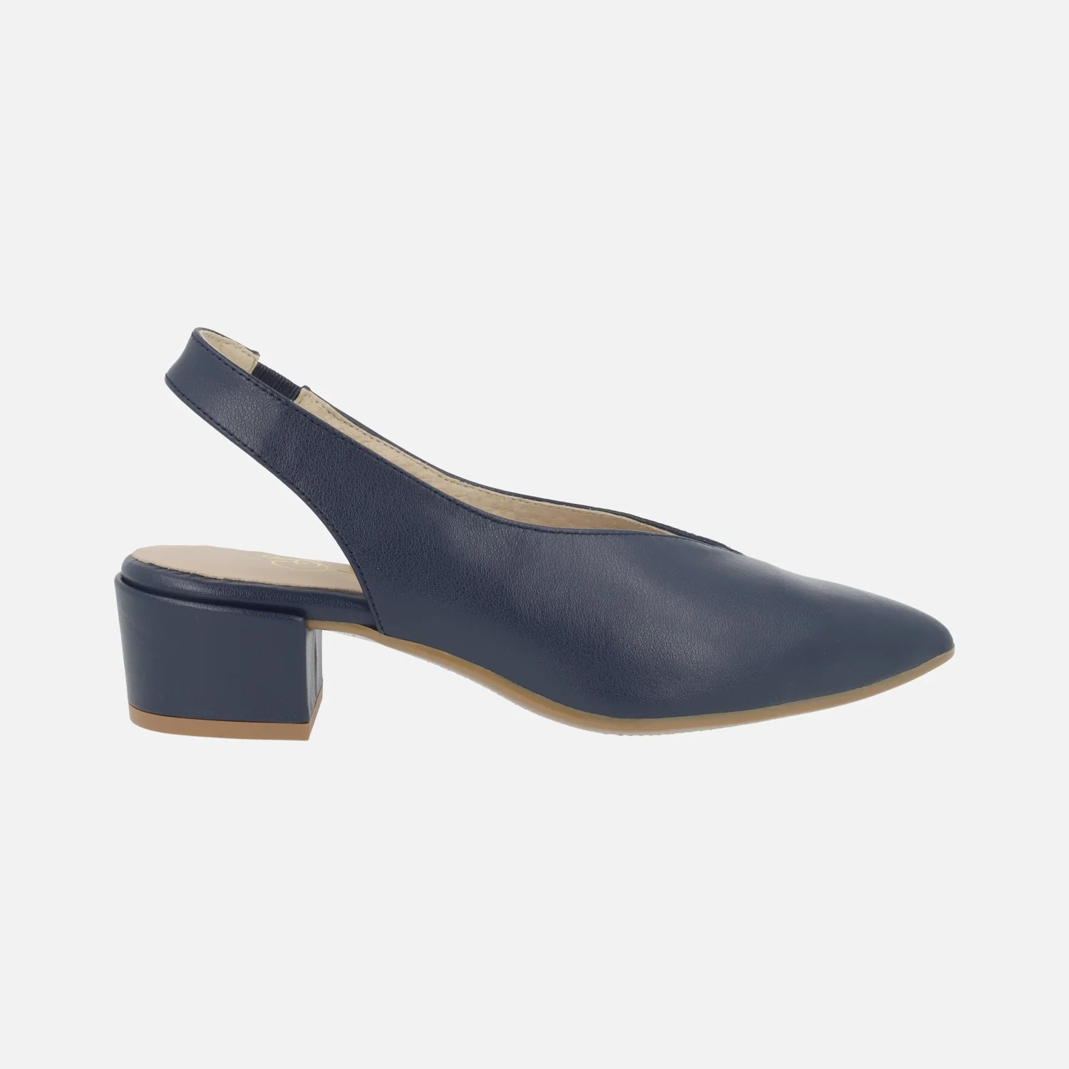 Zapatos corte salón Alba en piel con tacón bajo - Image 25
