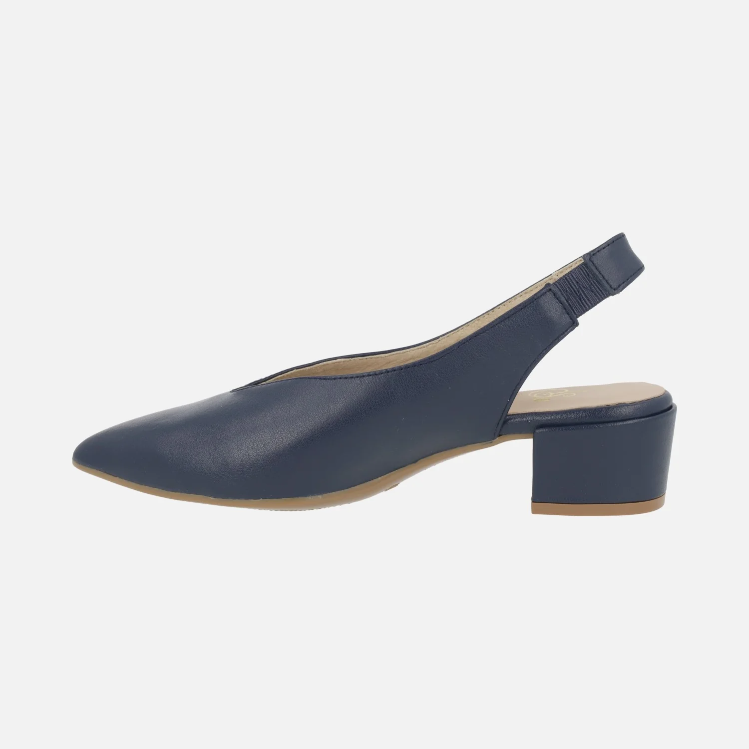 Zapatos corte salón Alba en piel con tacón bajo - Image 27