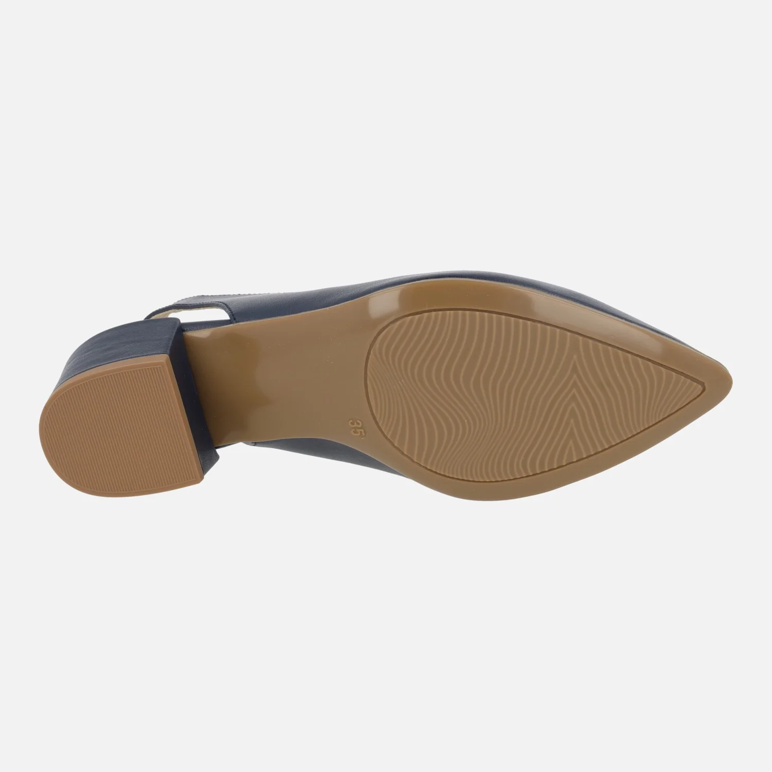 Zapatos corte salón Alba en piel con tacón bajo - Image 30