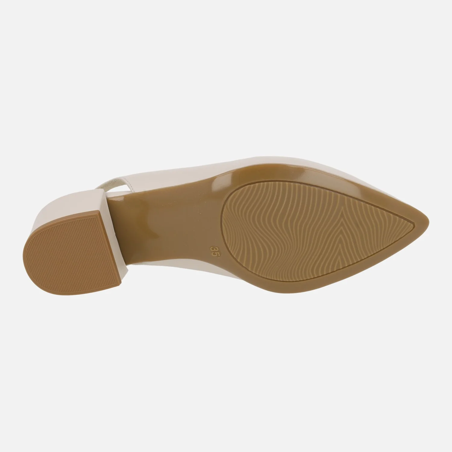 Zapatos corte salón Alba en piel con tacón bajo - Image 6