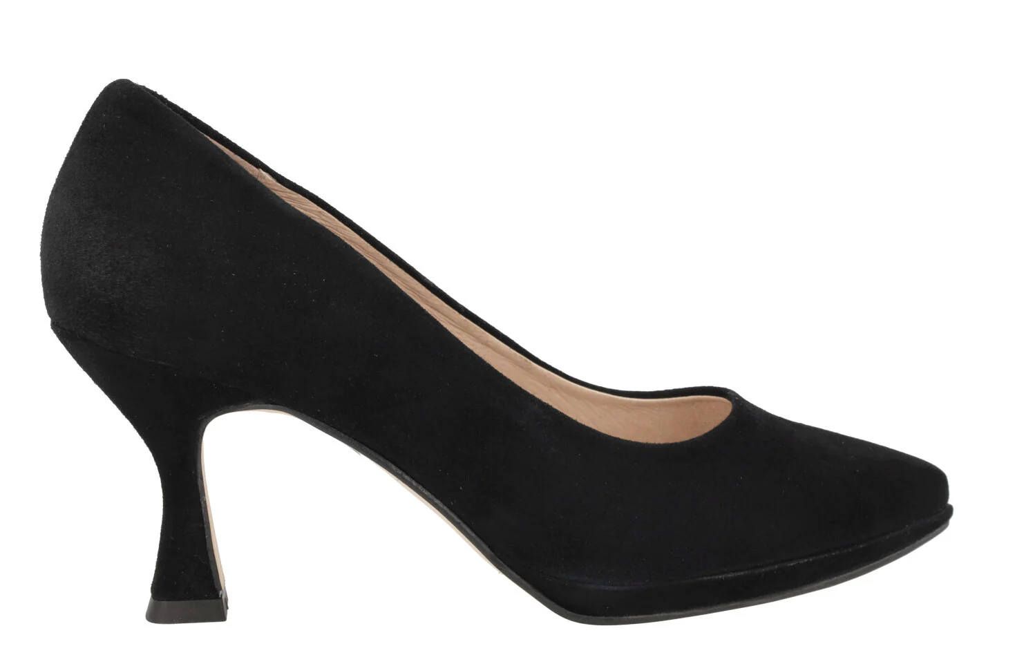 Zapatos corte salón de ante con plataforma y tacones de 8 cms - Image 7