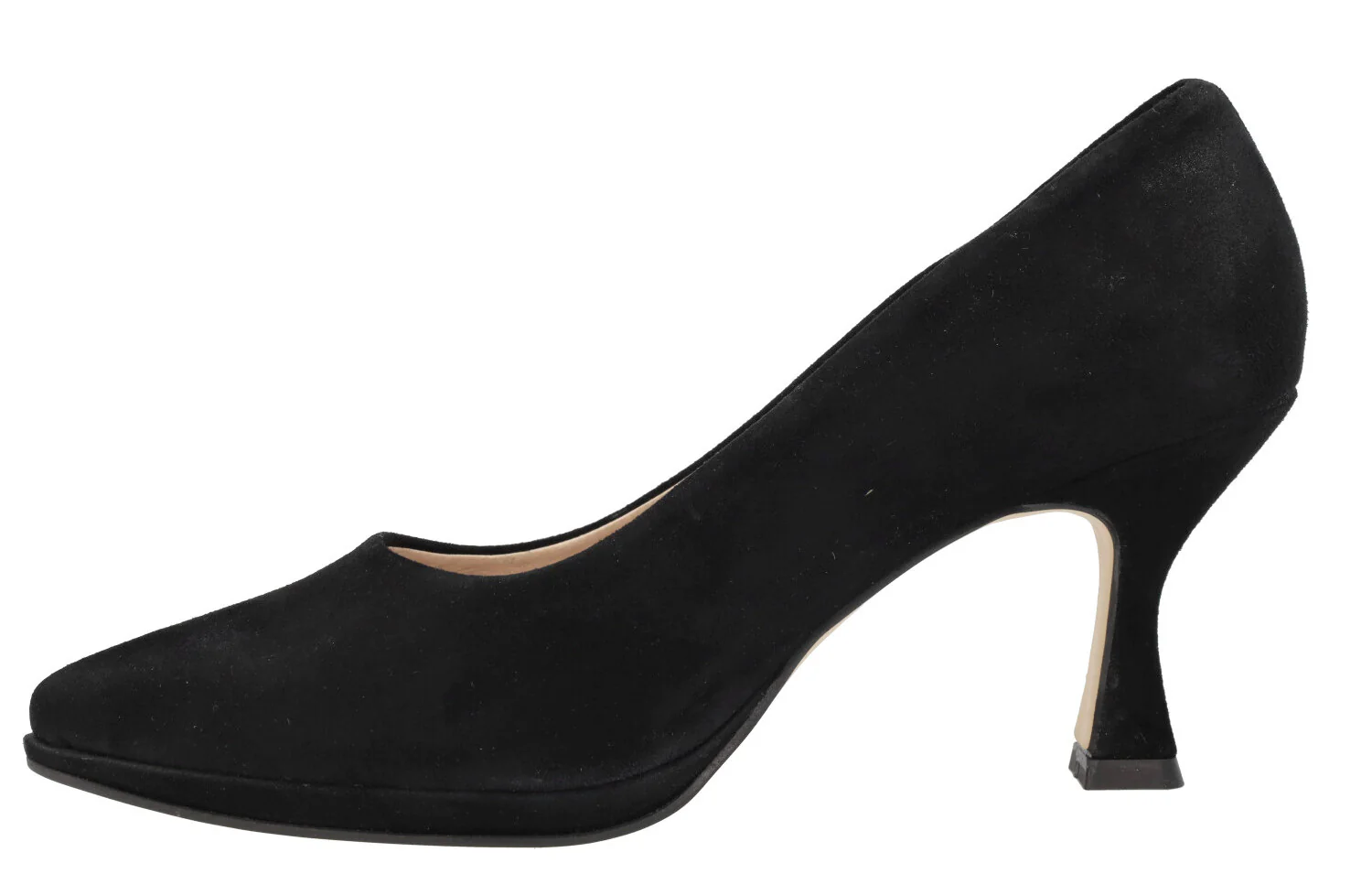 Zapatos corte salón de ante con plataforma y tacones de 8 cms - Image 8