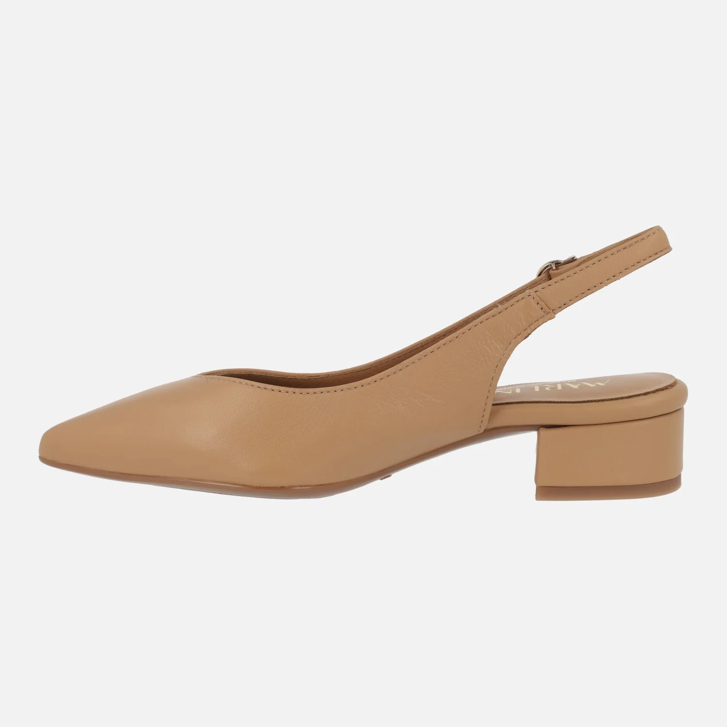 Zapatos corte salón de piel destalonados - Image 13