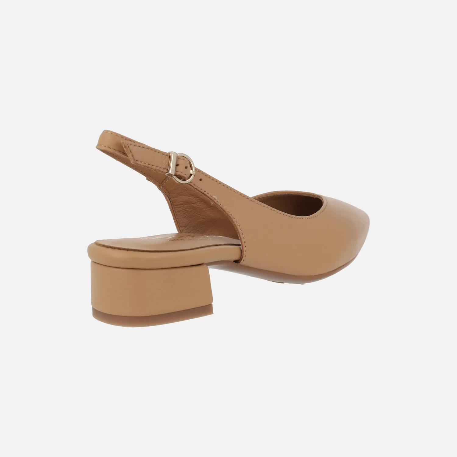 Zapatos corte salón de piel destalonados - Image 14