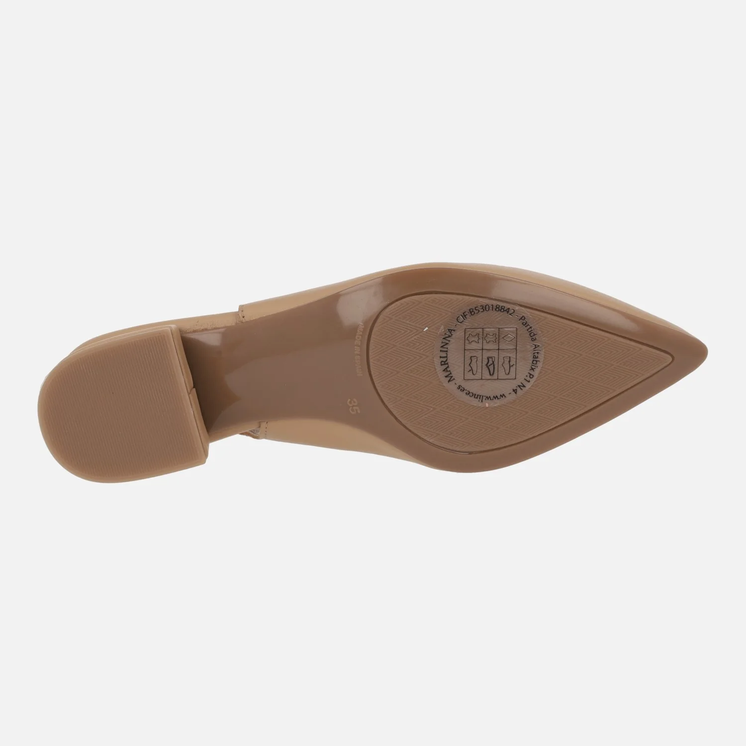 Zapatos corte salón de piel destalonados - Image 15