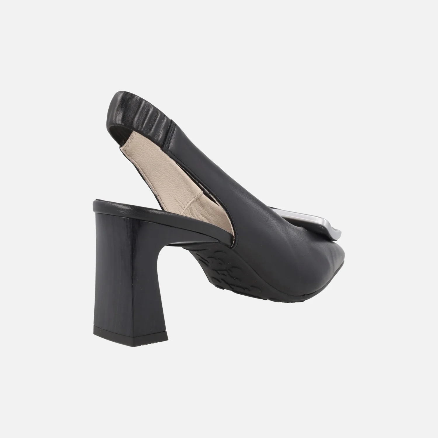 Zapatos corte salón destalonados con adorno Amapola - Image 4