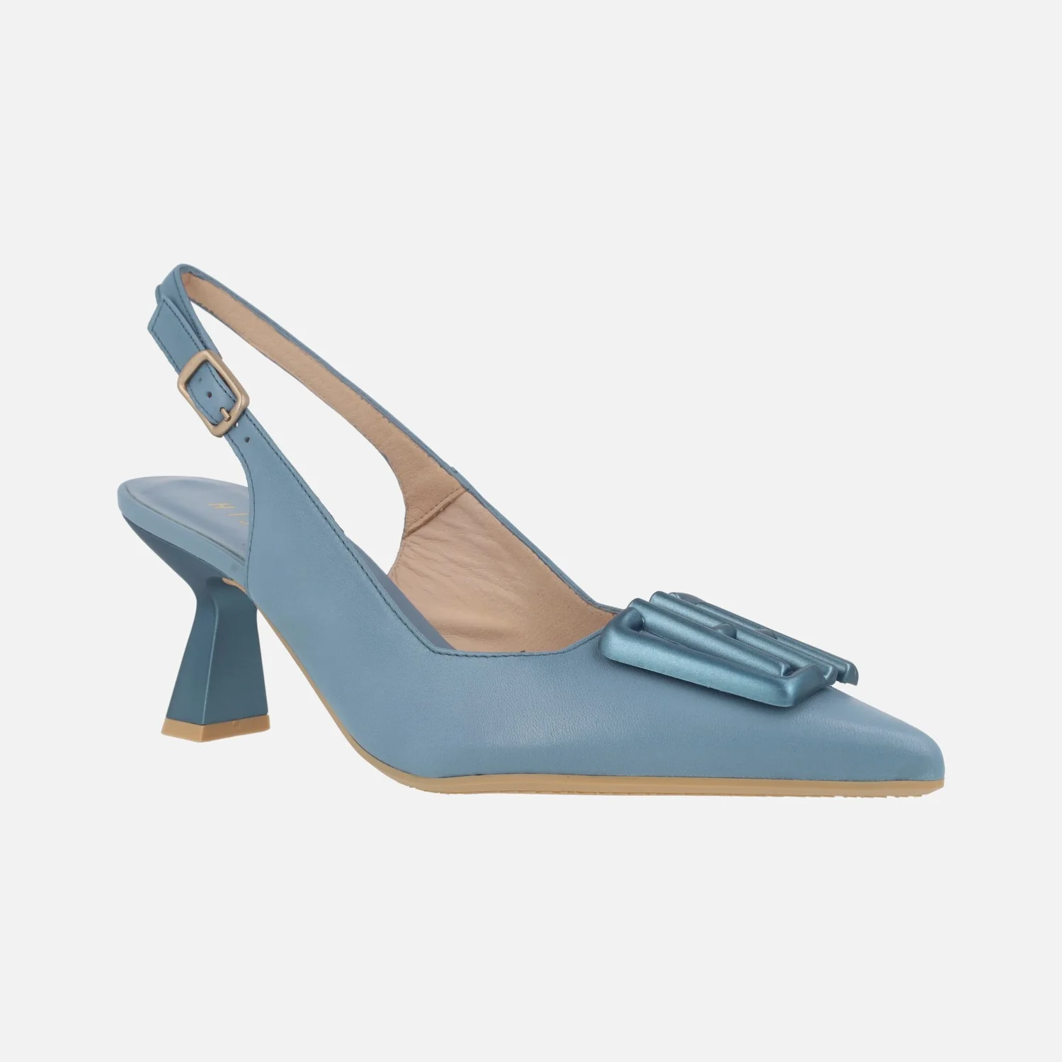 Zapatos corte salón destalonados Nova con adorno en la pala - Image 2