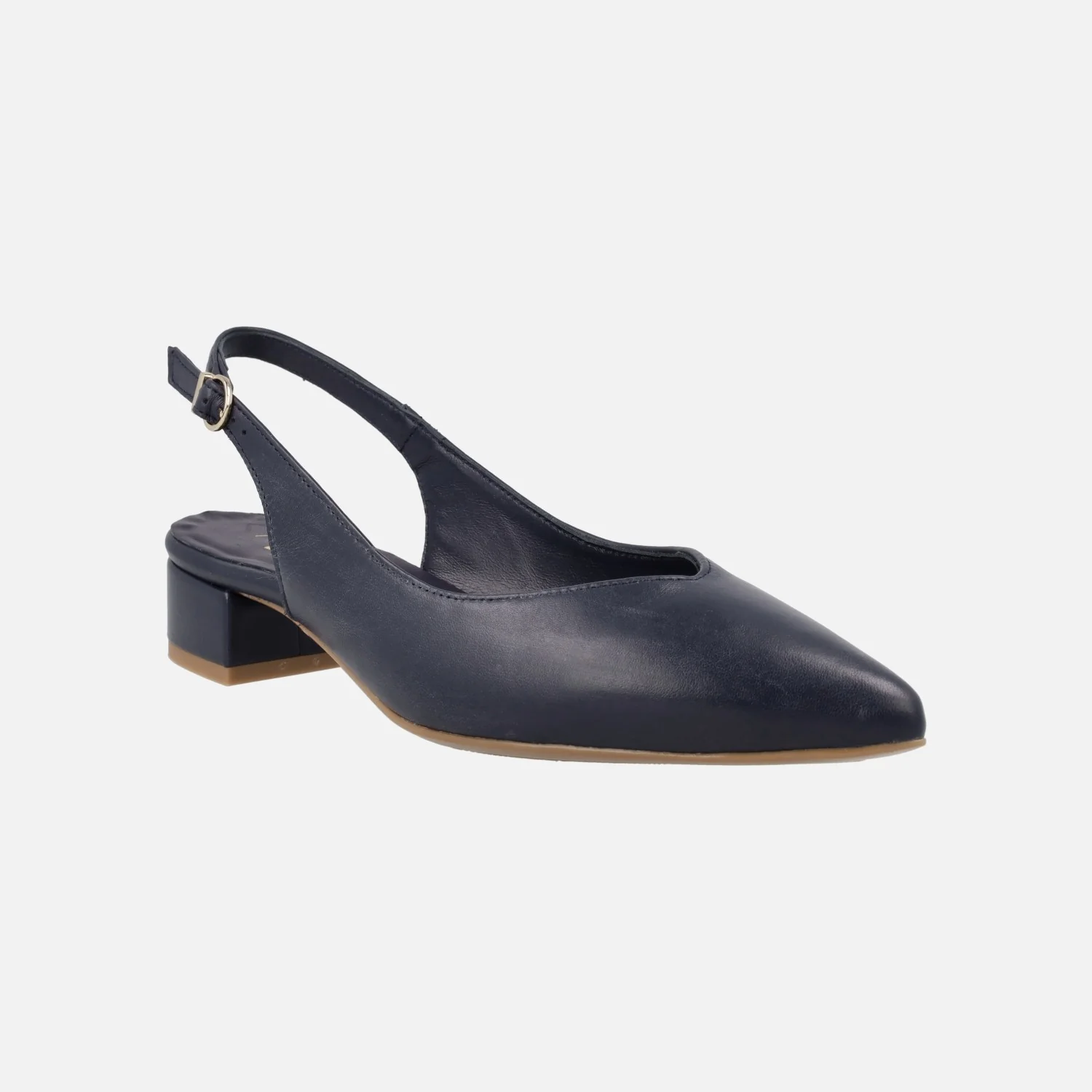 Zapatos corte salón destalonados con tacón bajo - Image 8