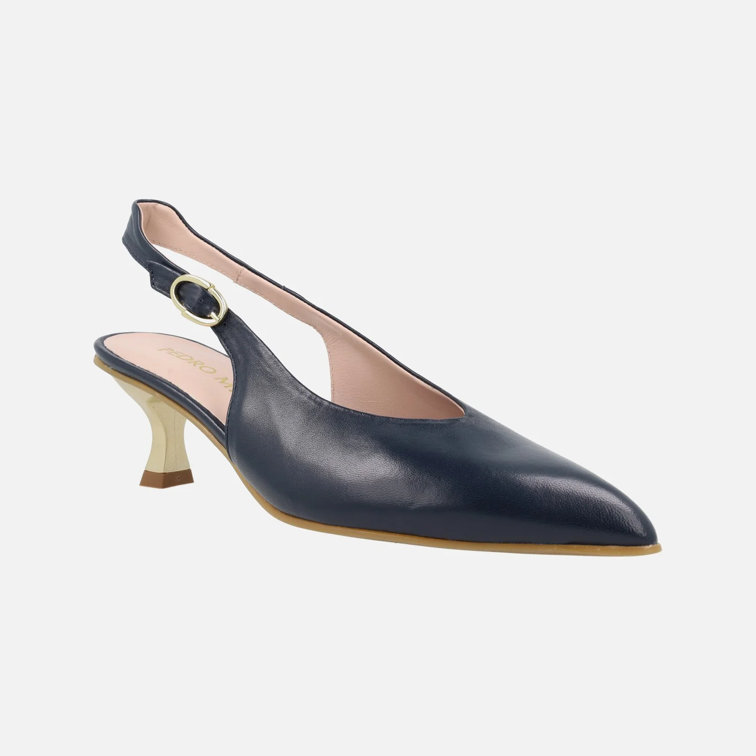 Zapatos corte salón destalonados con tacón bajo - Image 7