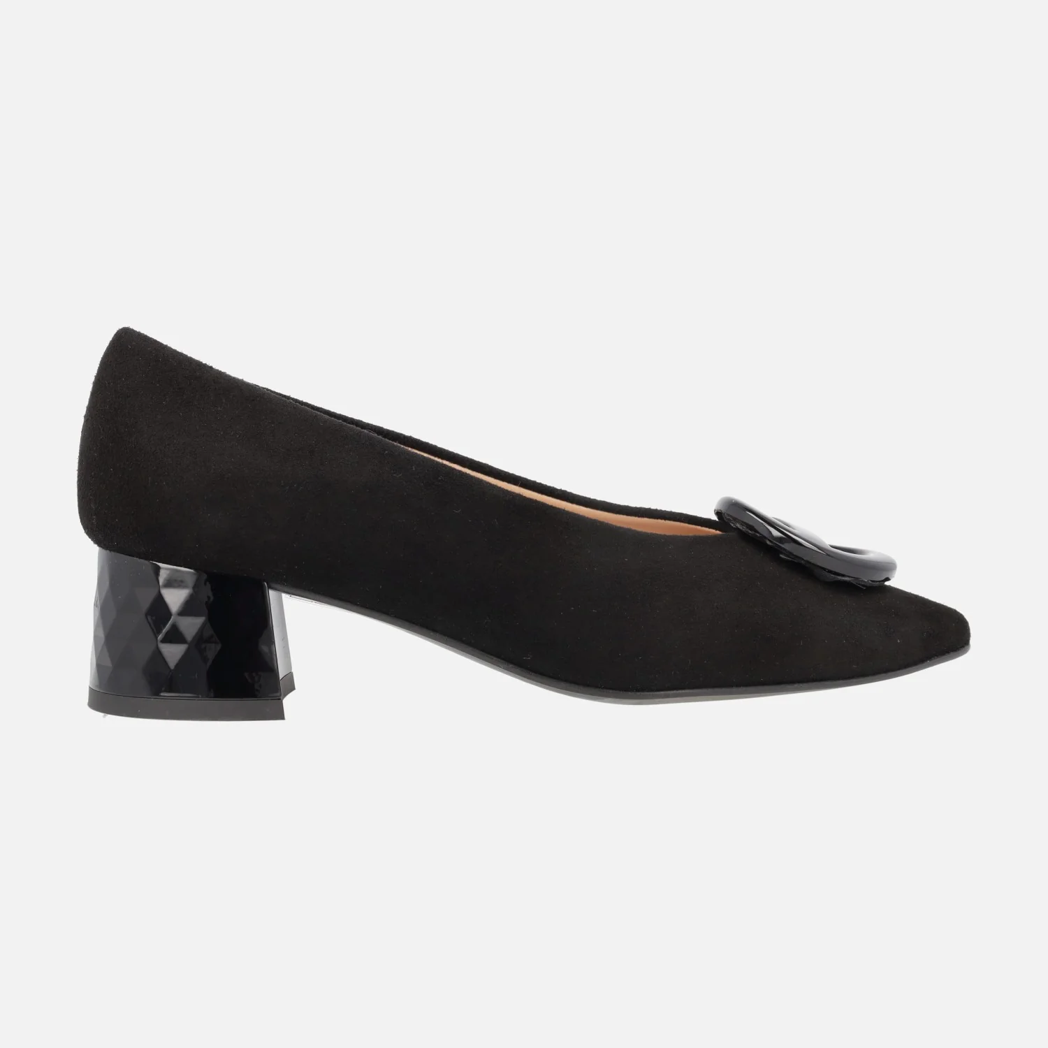Zapatos de ante con tacón bajo y adorno Iga - Image 11