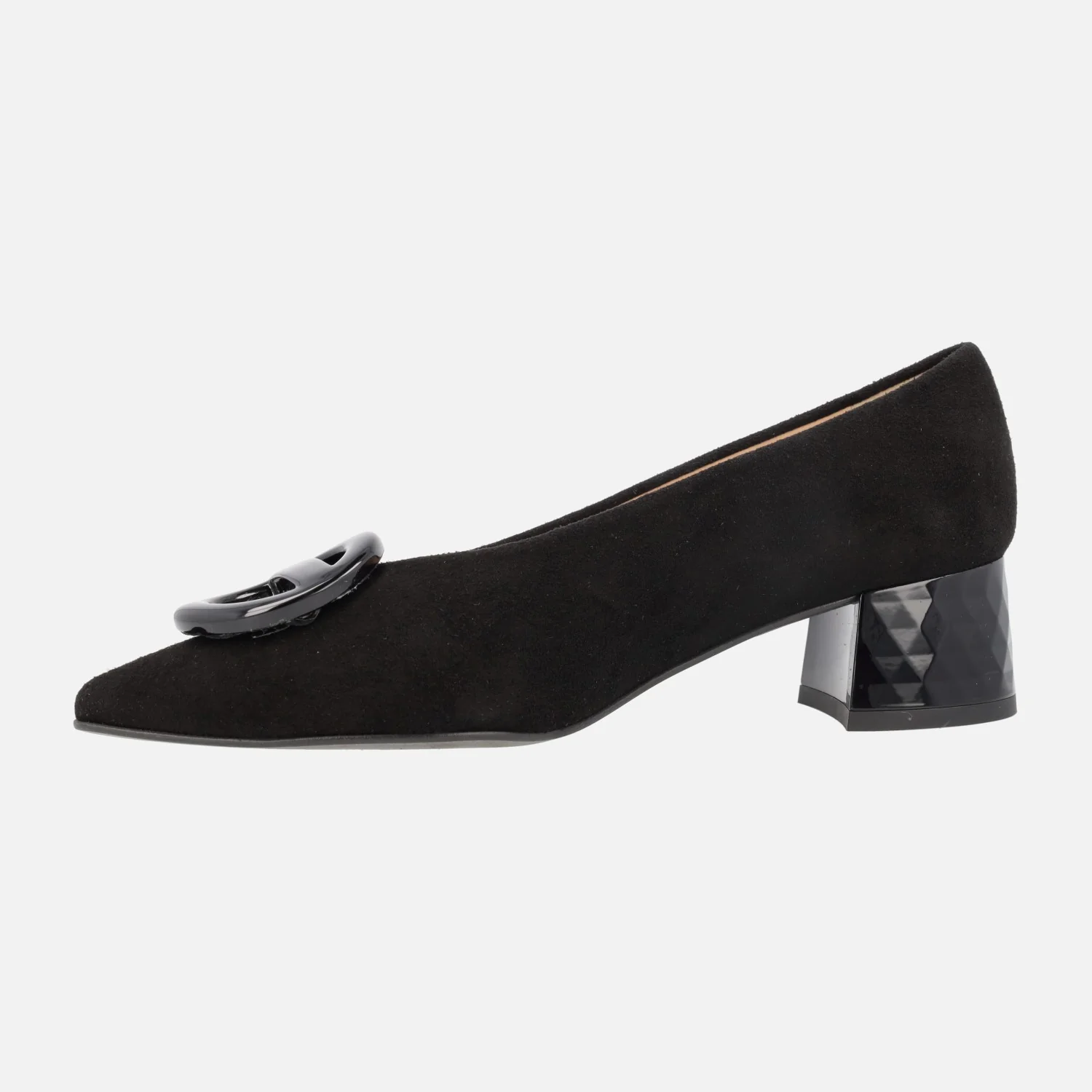 Zapatos de ante con tacón bajo y adorno Iga - Image 13