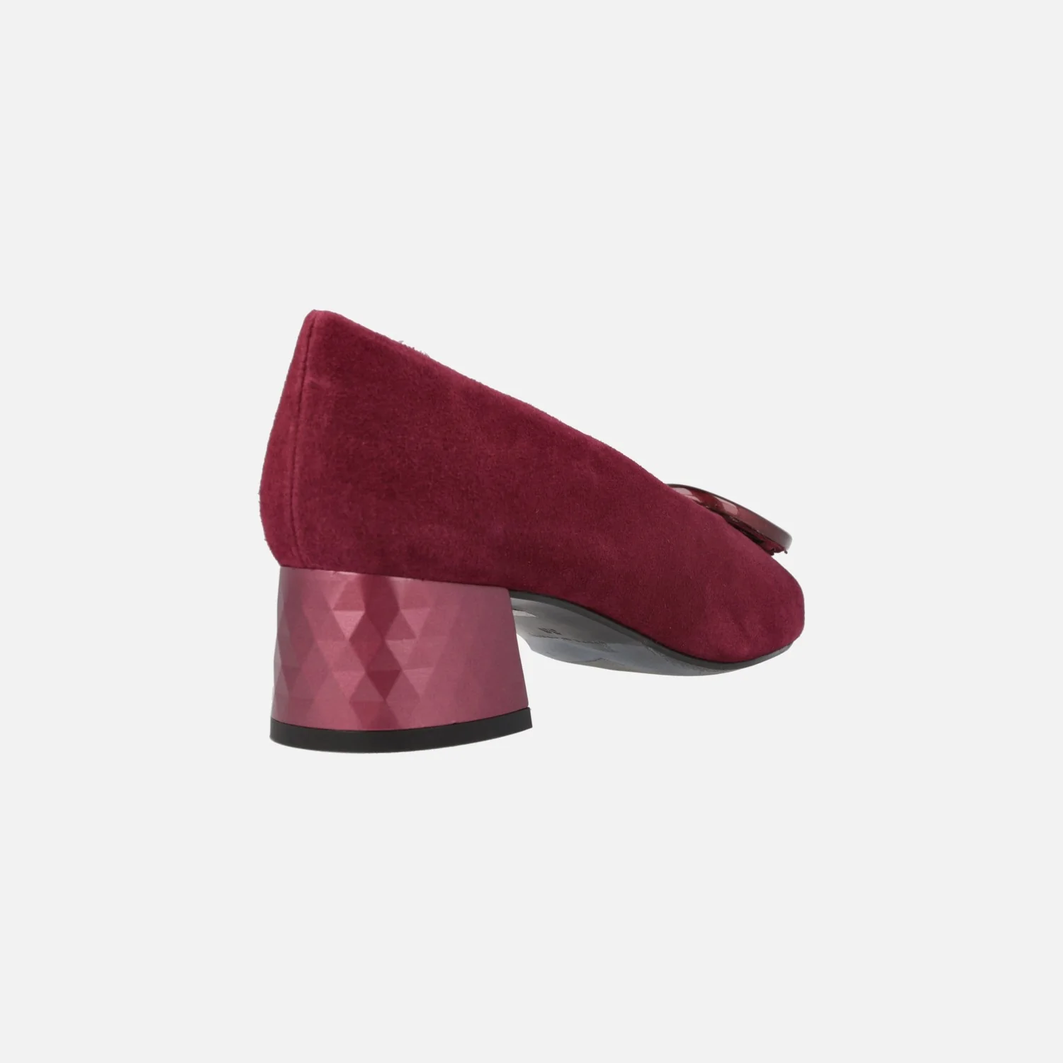 Zapatos de ante con tacón bajo y adorno Iga - Image 9