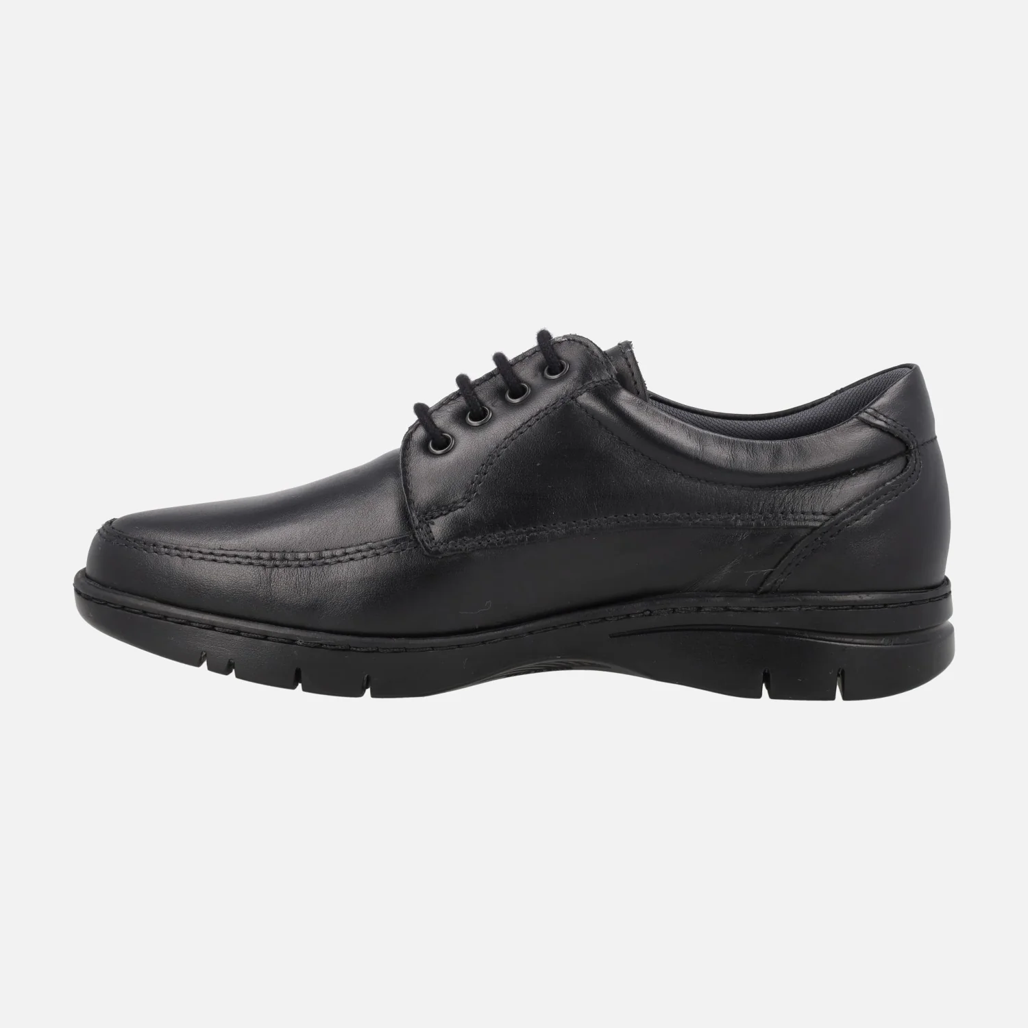 Zapatos de cordones en piel con corte clásico para hombre - Image 9