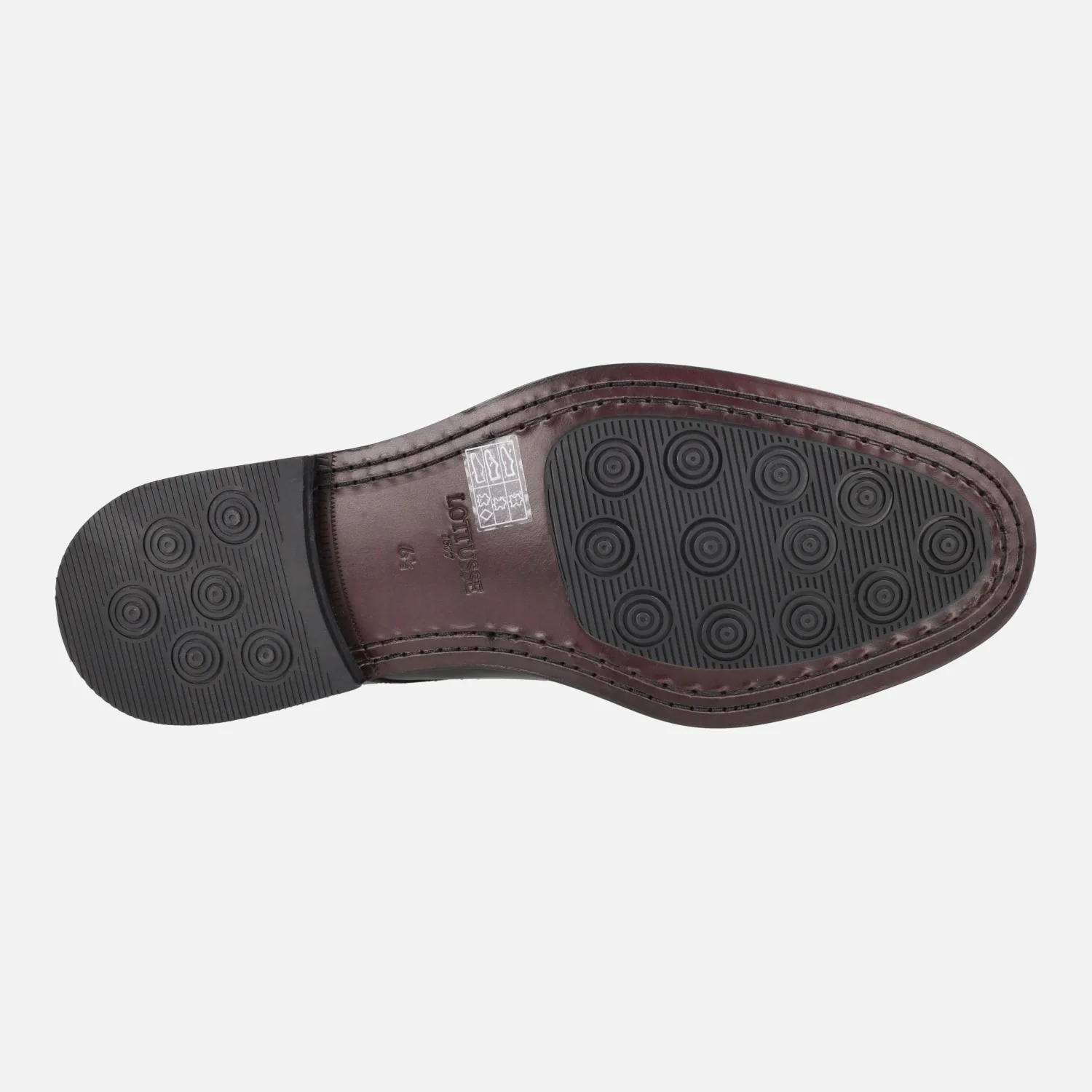 Zapatos de cordones para hombre Harrys en piel negra brillo - Image 6