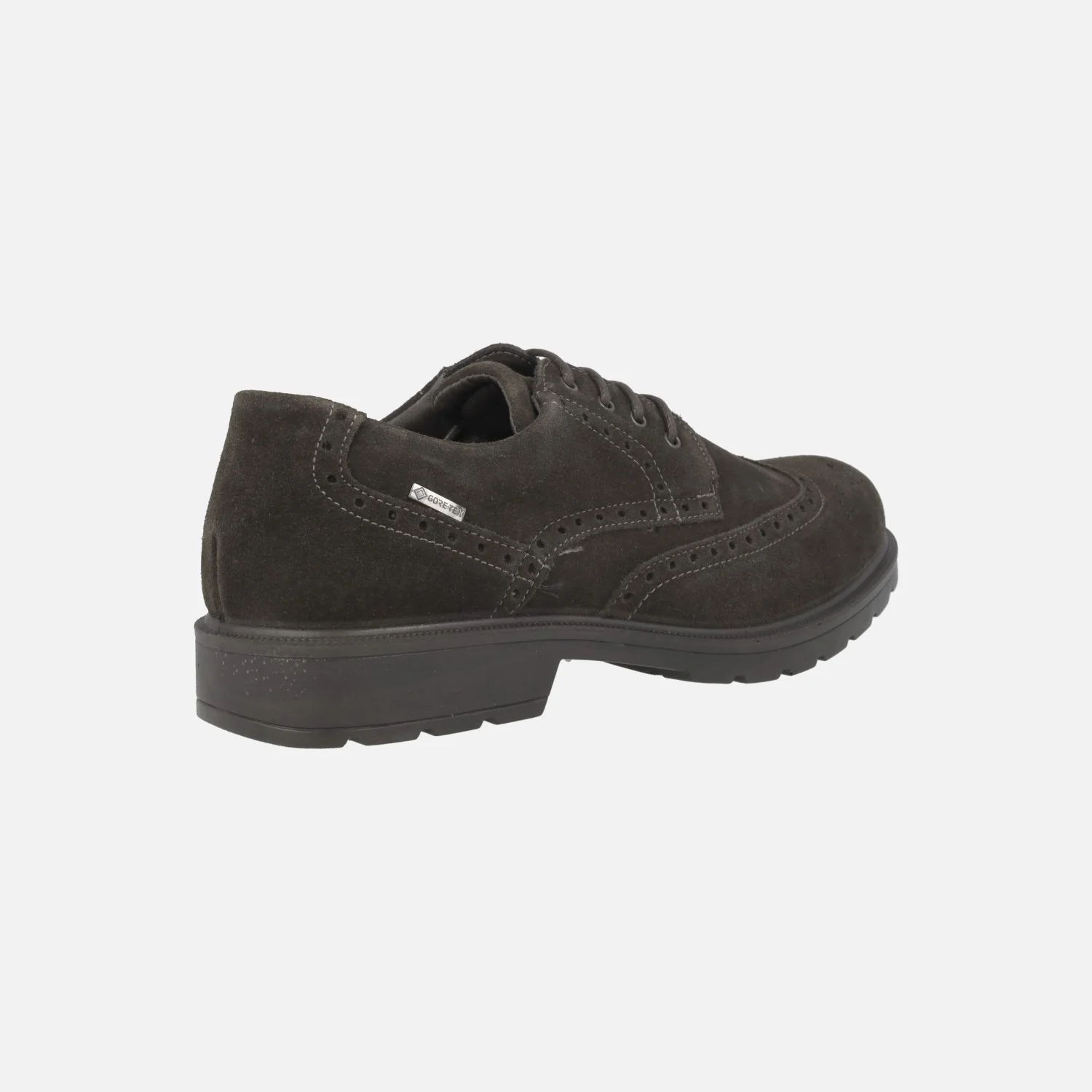 Zapatos de cordones para hombre pala vega en serraje marrón con membrana Gore tex - Image 3
