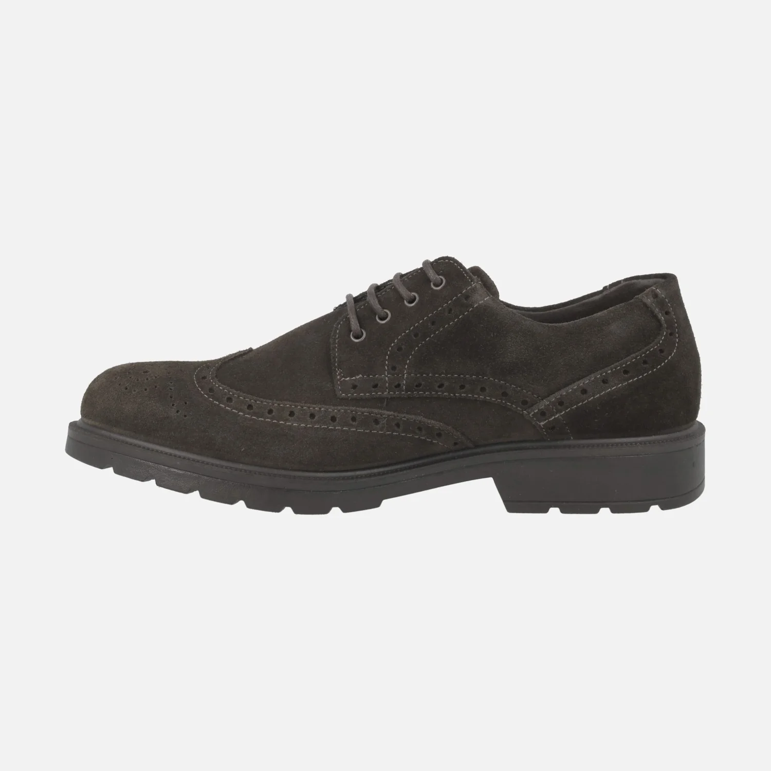 Zapatos de cordones para hombre pala vega en serraje marrón con membrana Gore tex - Image 4