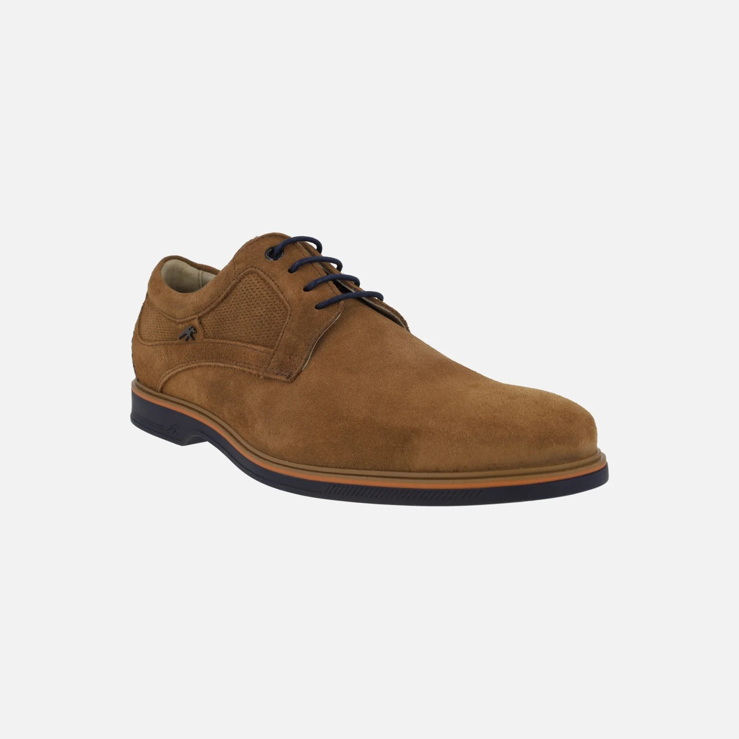 Zapatos de cordones para hombre Tristan en serraje marrón - Image 2