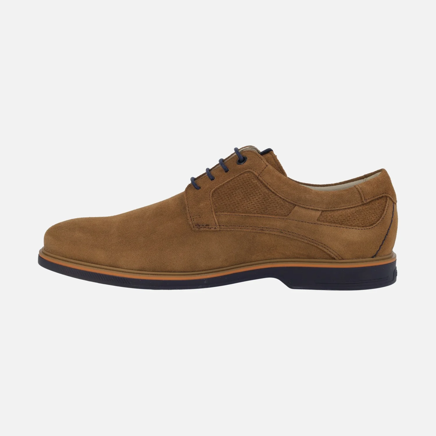 Zapatos de cordones para hombre Tristan en serraje marrón - Image 3