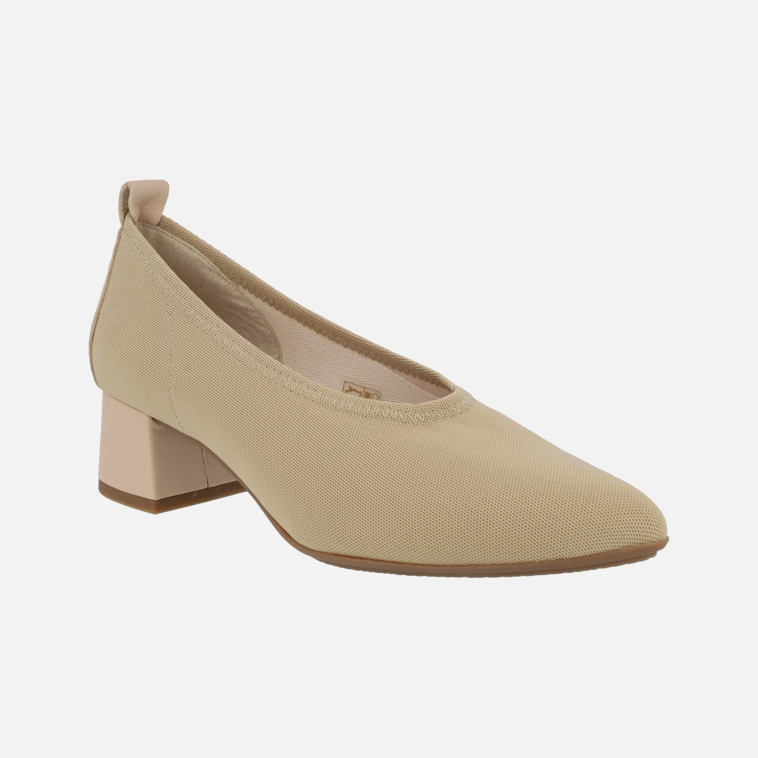 Zapatos de lycra corte salón con tacón bajo - Image 2
