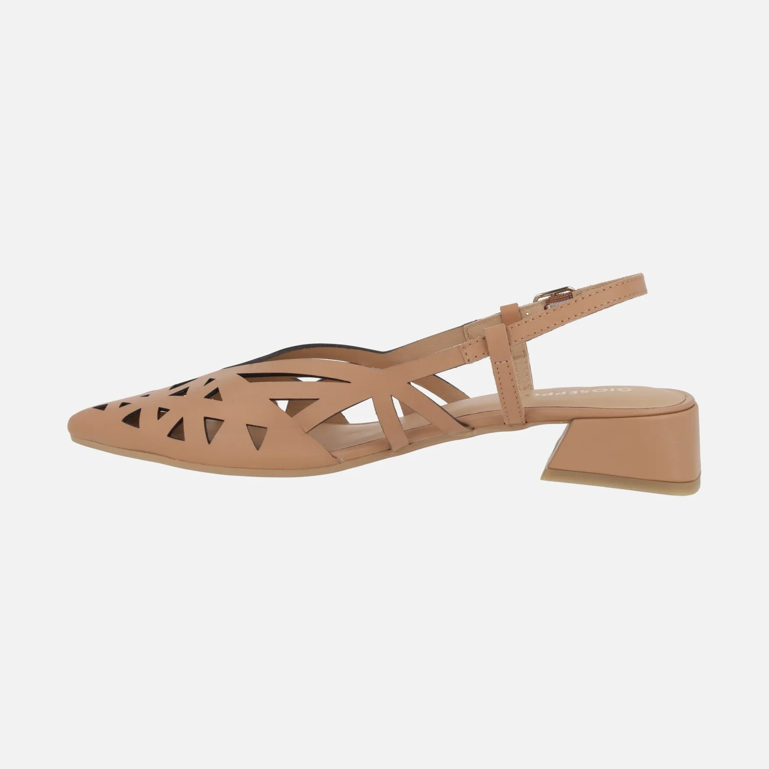 Zapatos de piel camel destalonados con calados Rothbury - Image 3