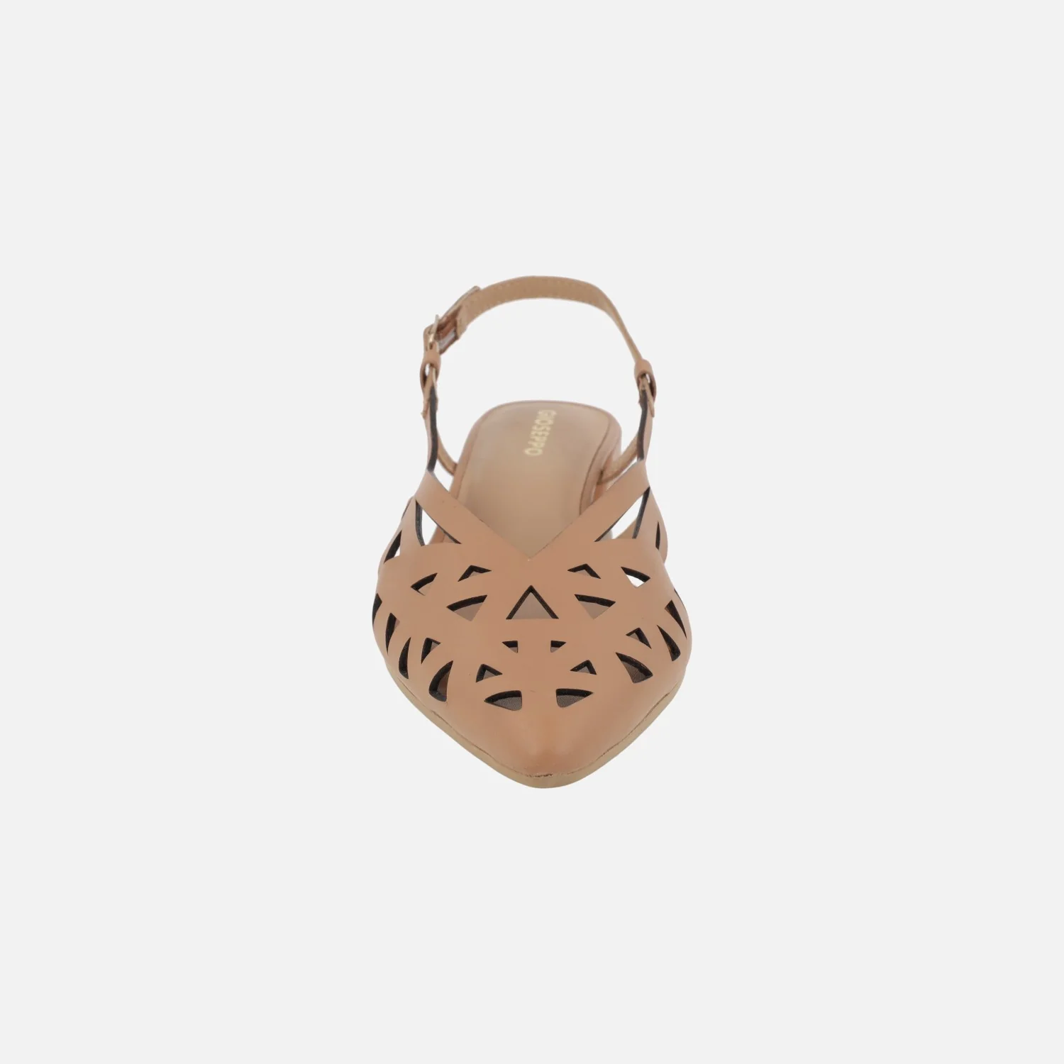 Zapatos de piel camel destalonados con calados Rothbury - Image 5