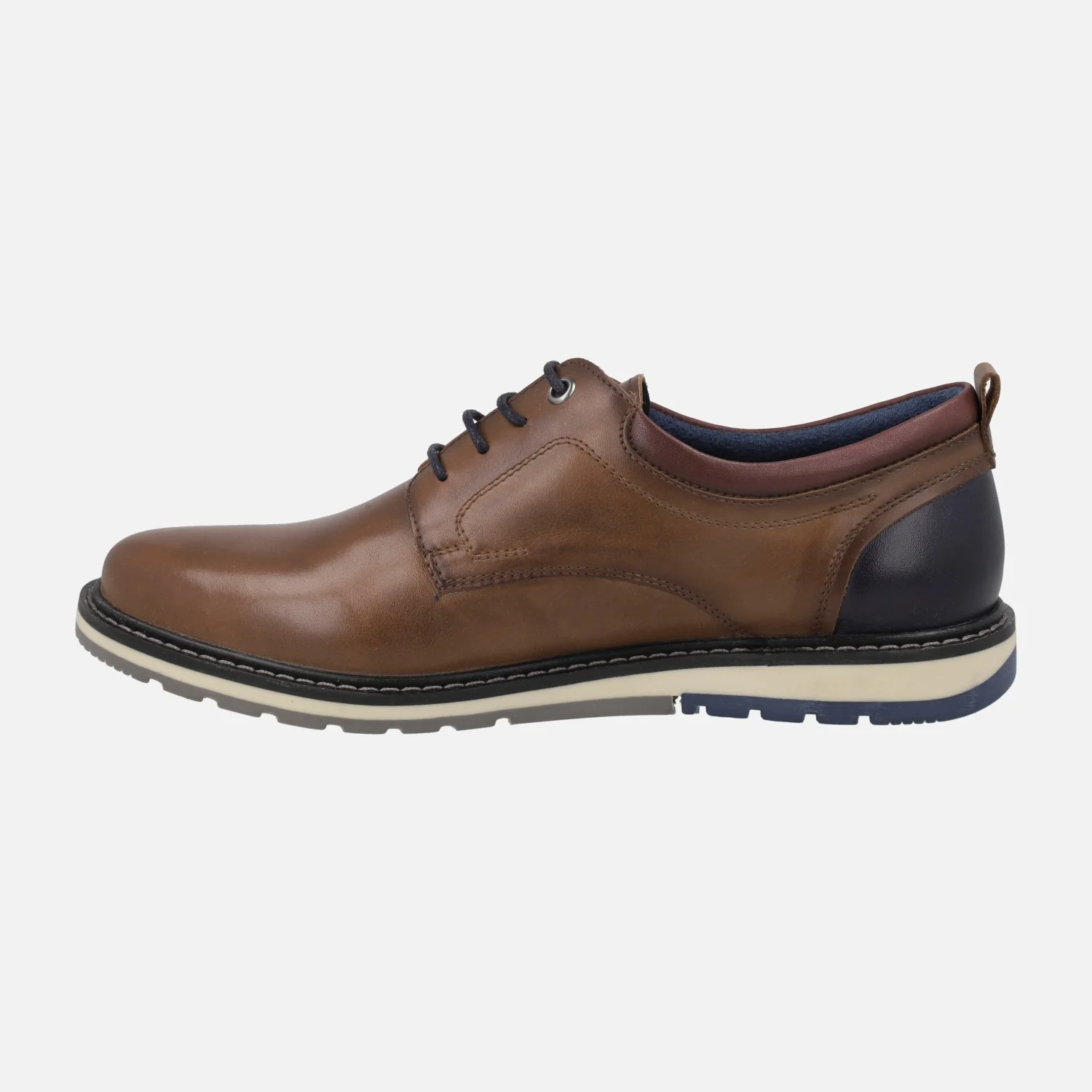 Zapatos de piel con cordones estilo casual Berna M9J-4183 - Image 10