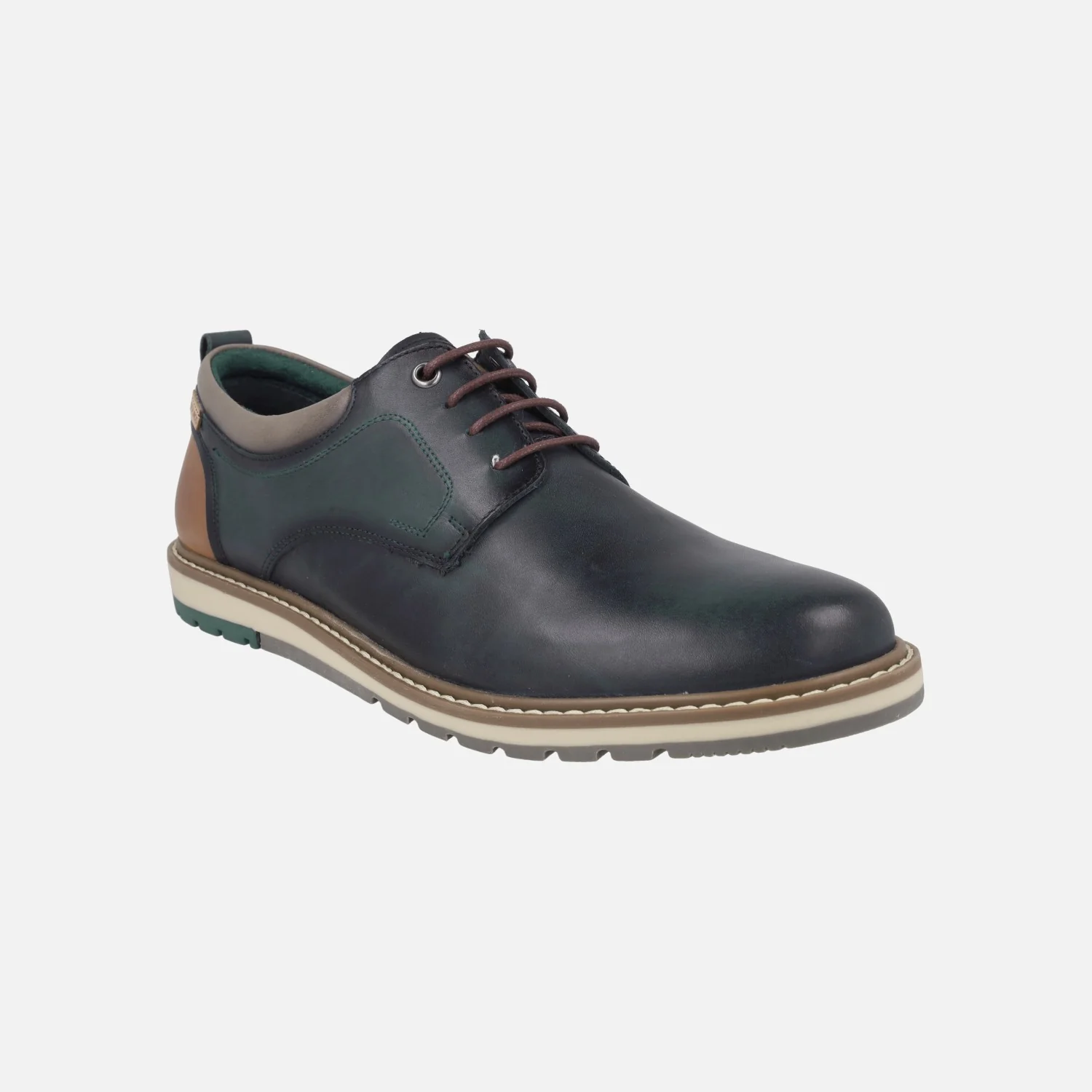 Zapatos de piel con cordones estilo casual Berna M9J-4183 - Image 14