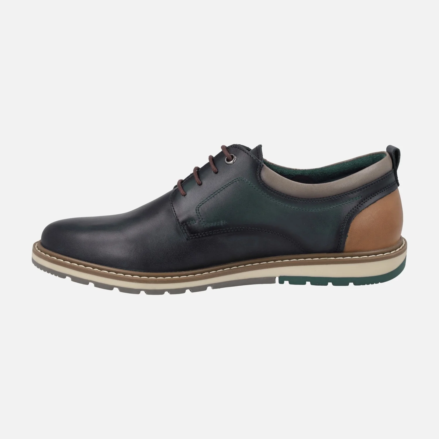 Zapatos de piel con cordones estilo casual Berna M9J-4183 - Image 16