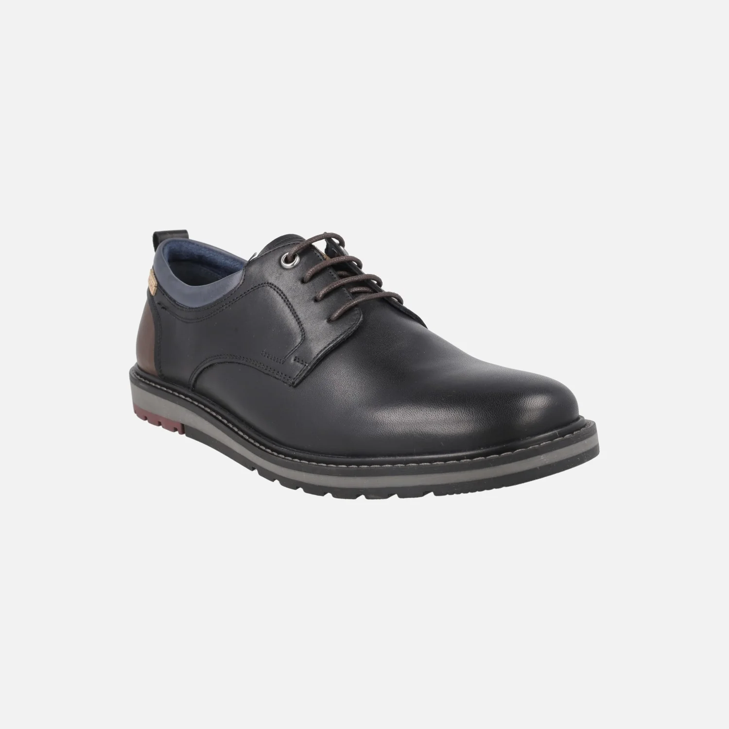 Zapatos de piel con cordones estilo casual Berna M9J-4183 - Image 2